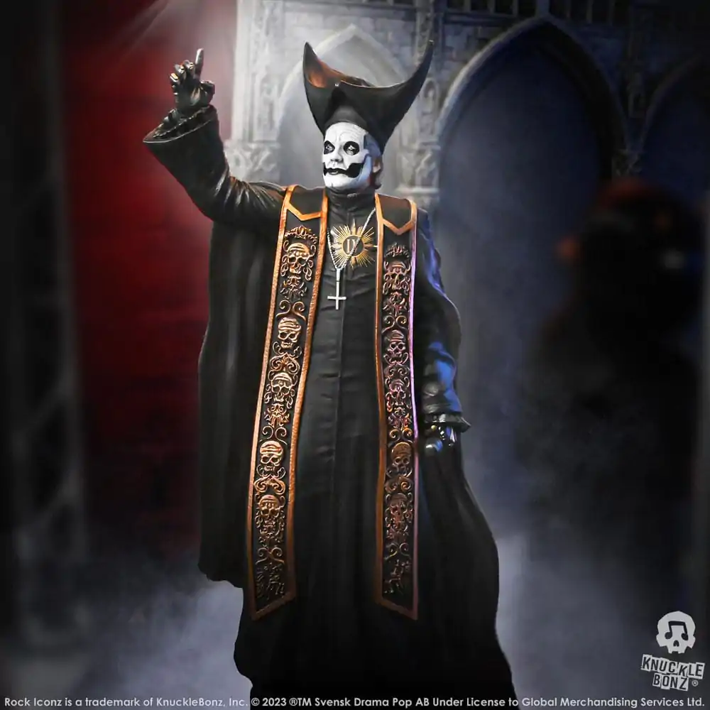 Ghost Rock Iconz Statue 1/9 Papa Emeritus IV (Black Robes) 22 cm termékfotó