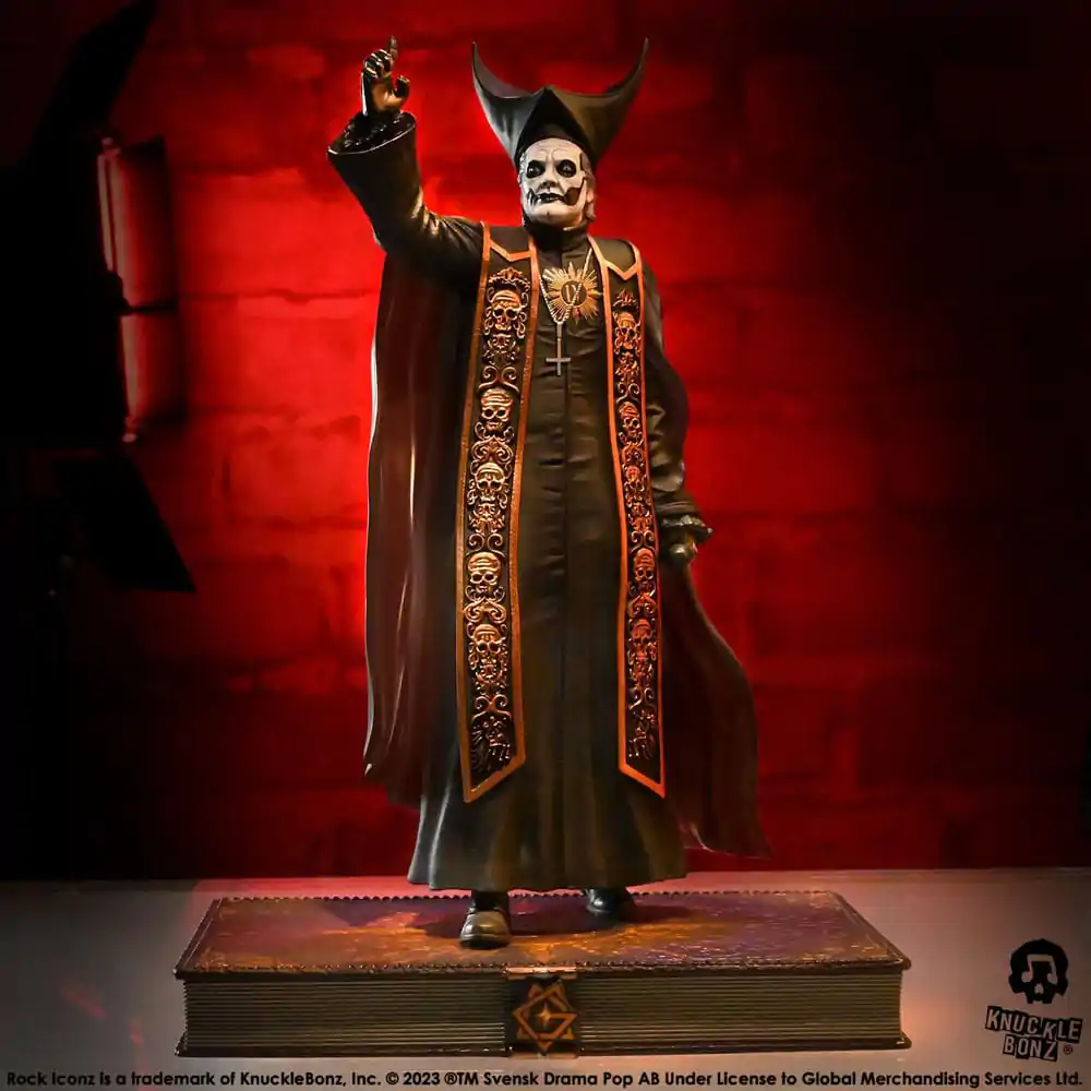 Ghost Rock Iconz Statue 1/9 Papa Emeritus IV (Black Robes) 22 cm termékfotó