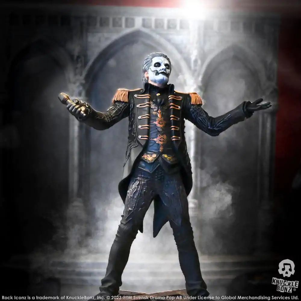 Ghost Rock Iconz Socha 1/9 Papa Emeritus IV (Military Jacket) 22 cm produktová fotografia