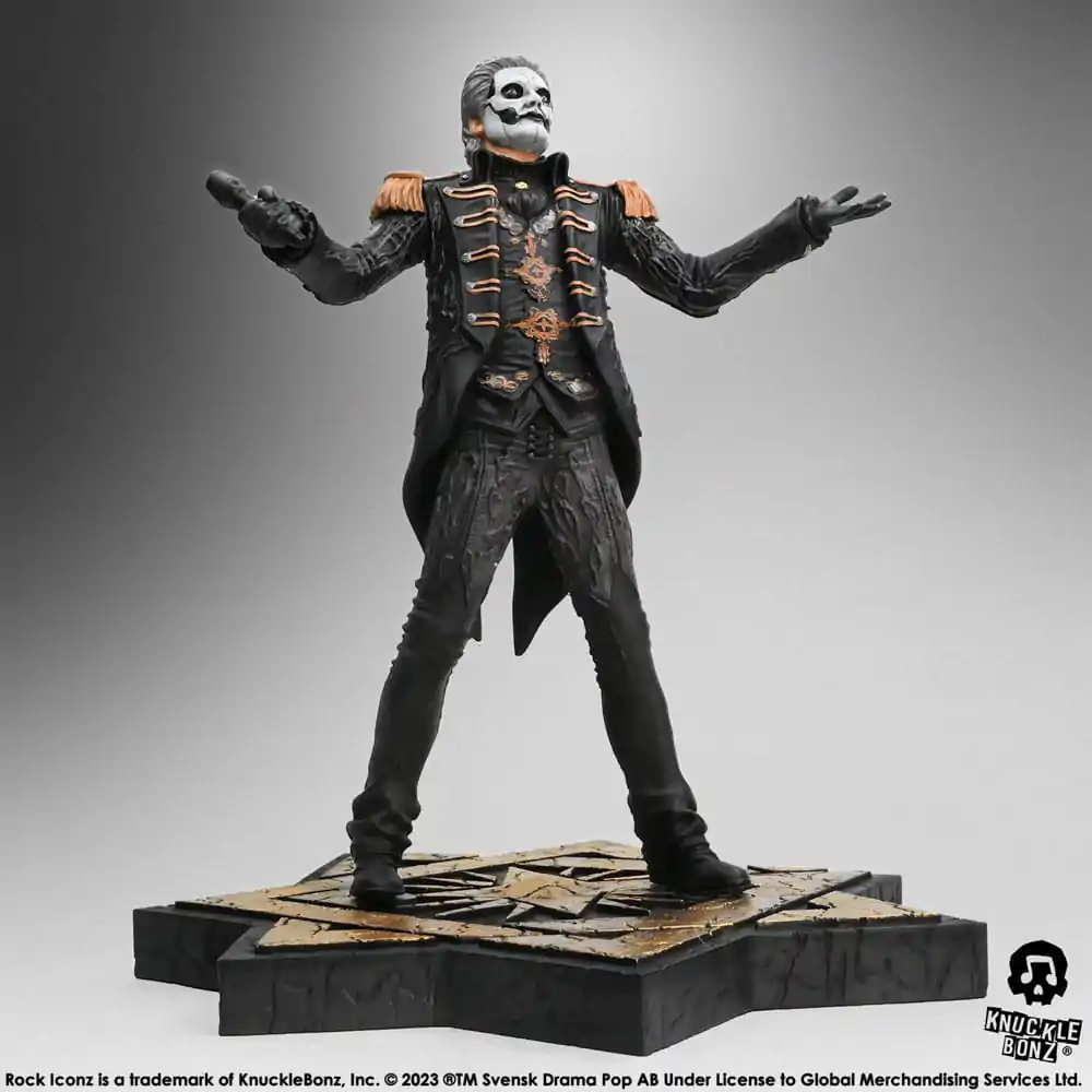Ghost Rock Iconz Socha 1/9 Papa Emeritus IV (Military Jacket) 22 cm produktová fotografia
