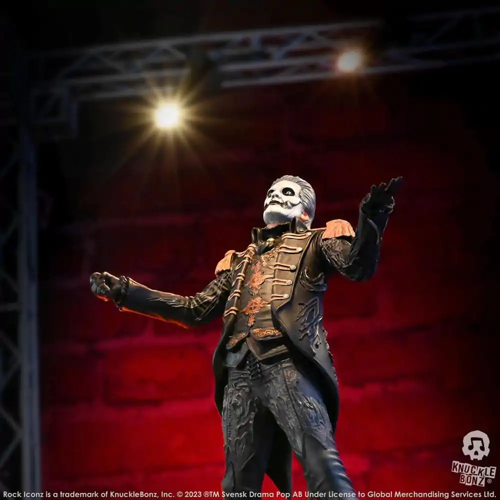 Ghost Rock Iconz Socha 1/9 Papa Emeritus IV (Military Jacket) 22 cm produktová fotografia