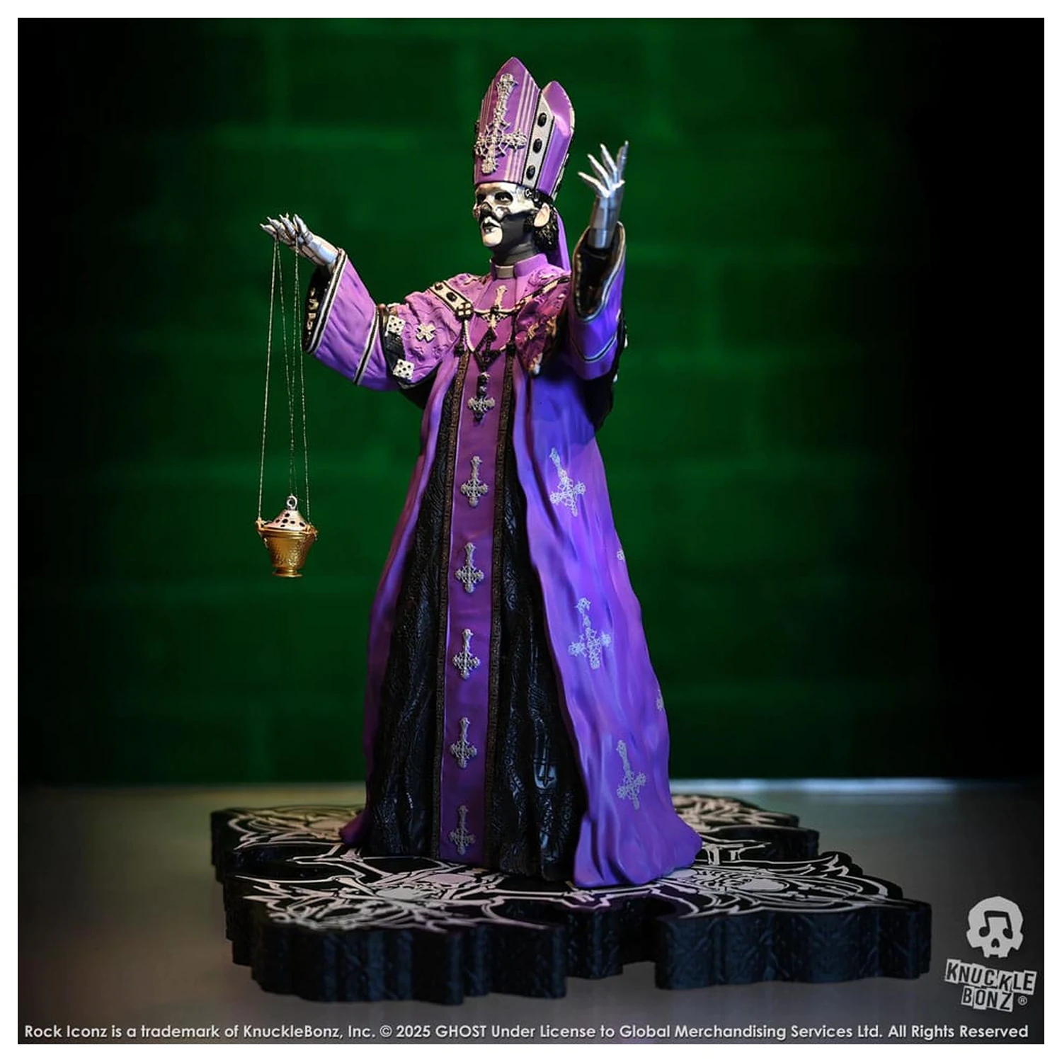 Ghost Rock Iconz Socha Papa V Perpetua Purple Robes 22 cm produktová fotografia