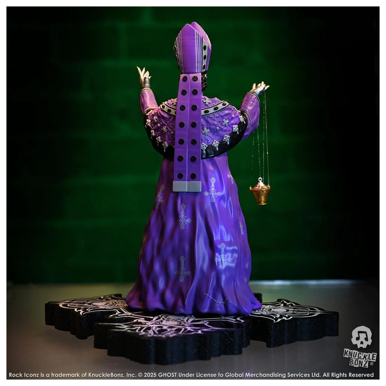 Ghost Rock Iconz Socha Papa V Perpetua Purple Robes 22 cm produktová fotografia