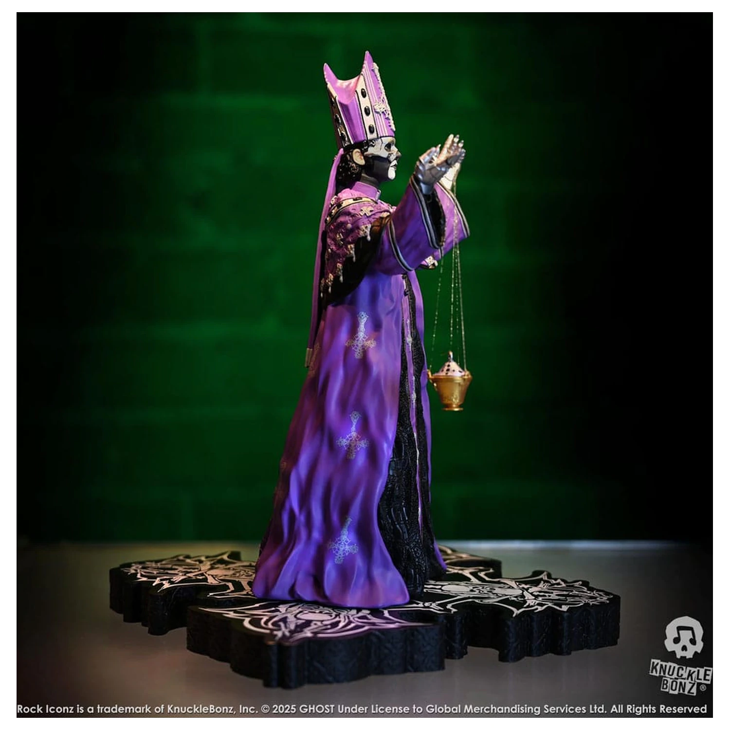 Ghost Rock Iconz Socha Papa V Perpetua Purple Robes 22 cm produktová fotografia