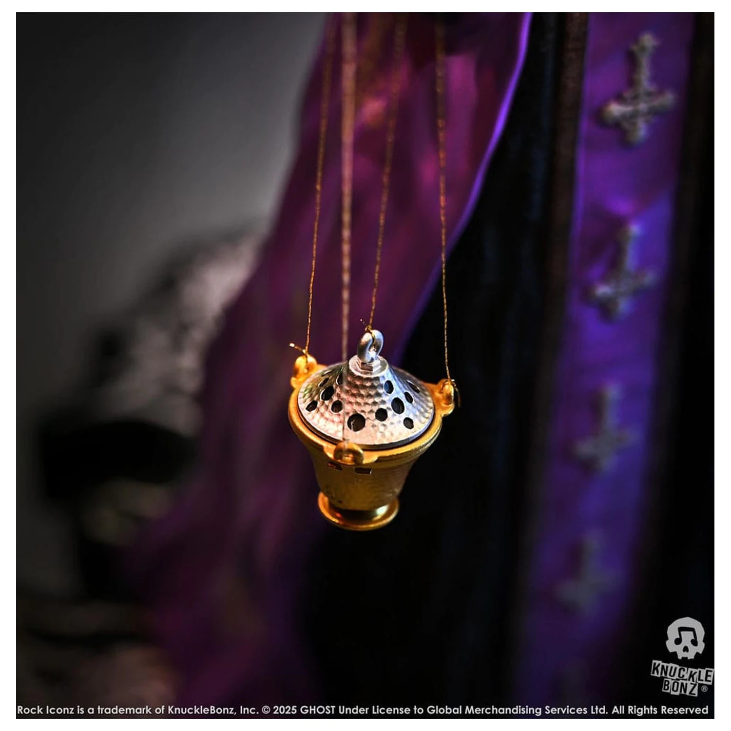 Ghost Rock Iconz Socha Papa V Perpetua Purple Robes 22 cm produktová fotografia