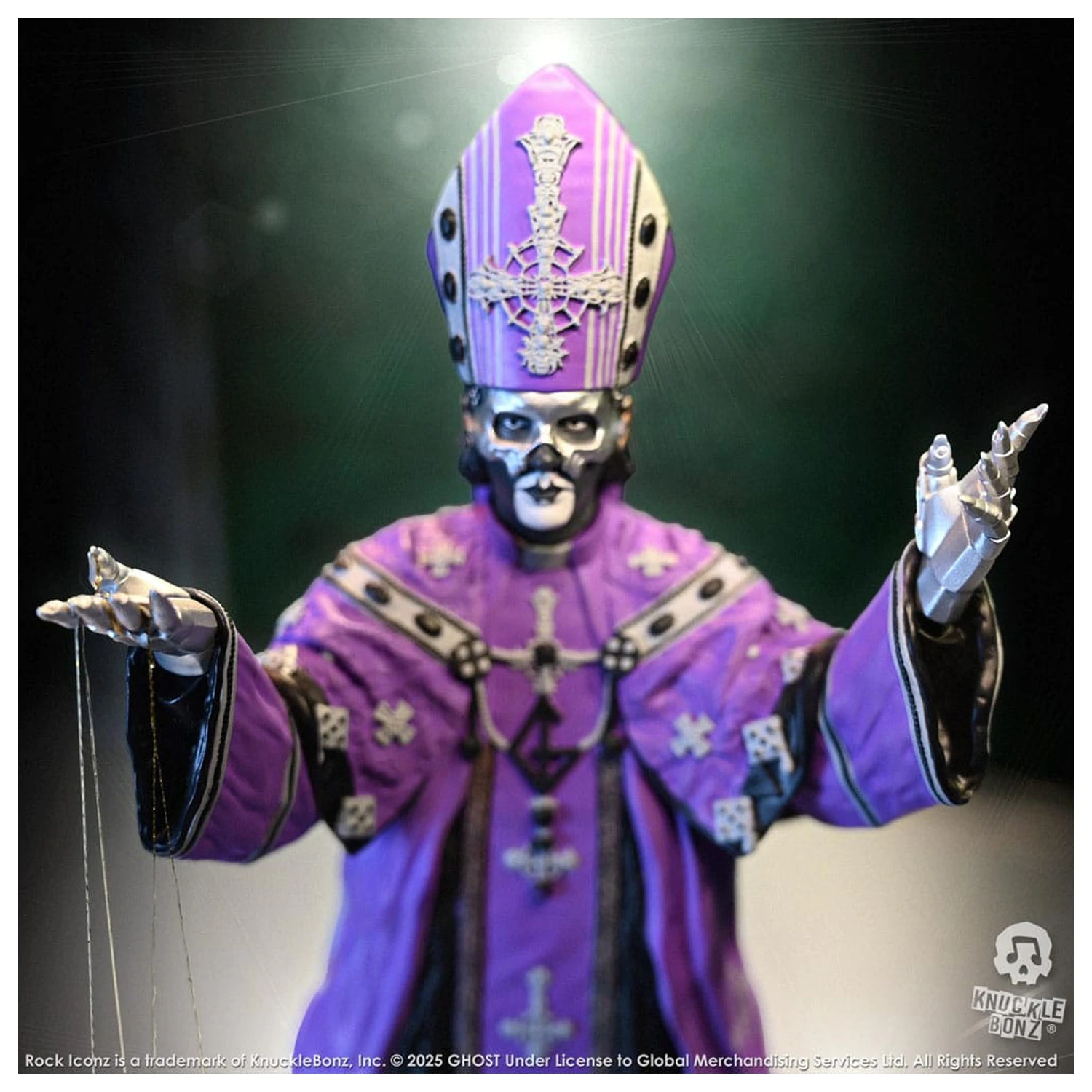 Ghost Rock Iconz Socha Papa V Perpetua Purple Robes 22 cm produktová fotografia