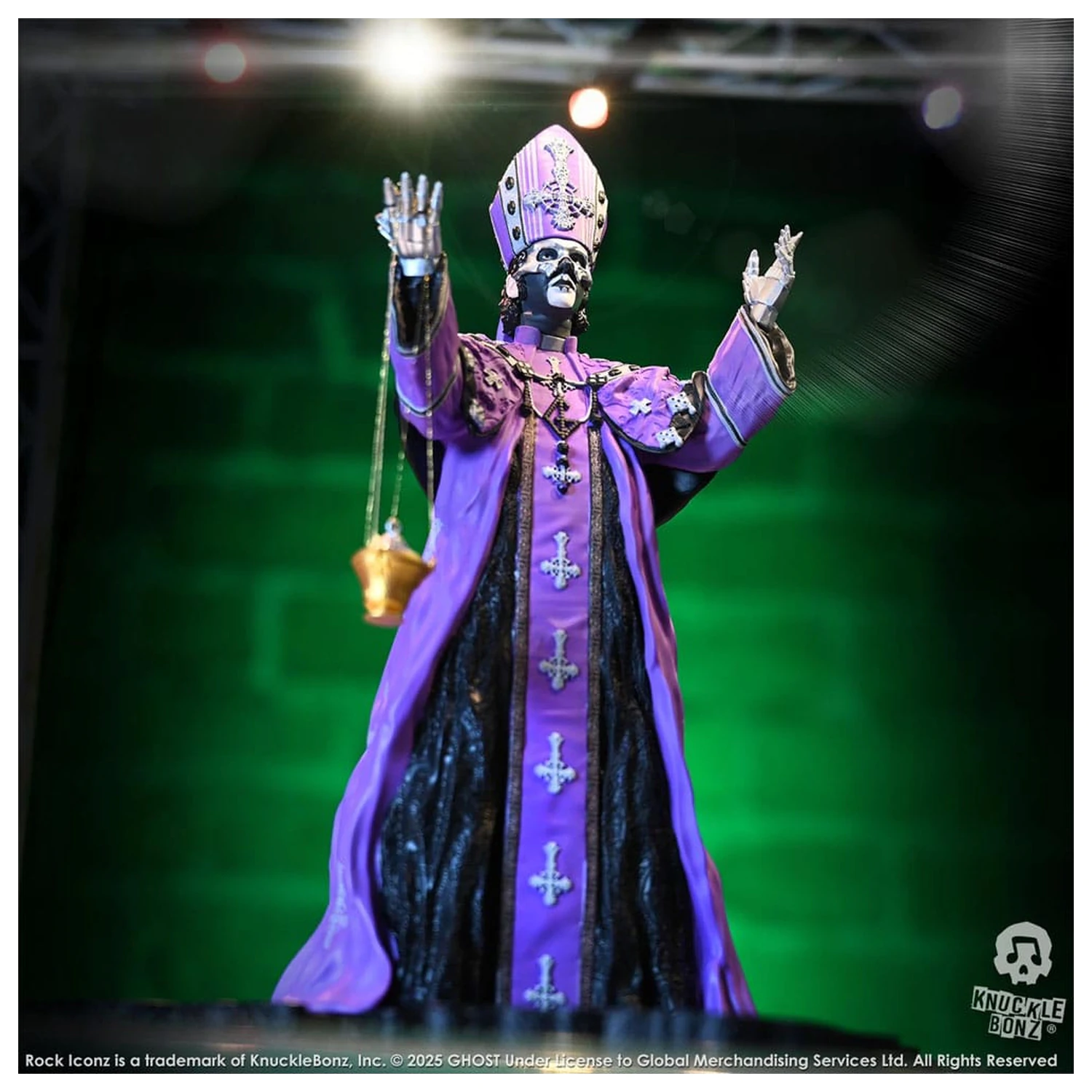 Ghost Rock Iconz Socha Papa V Perpetua Purple Robes 22 cm produktová fotografia
