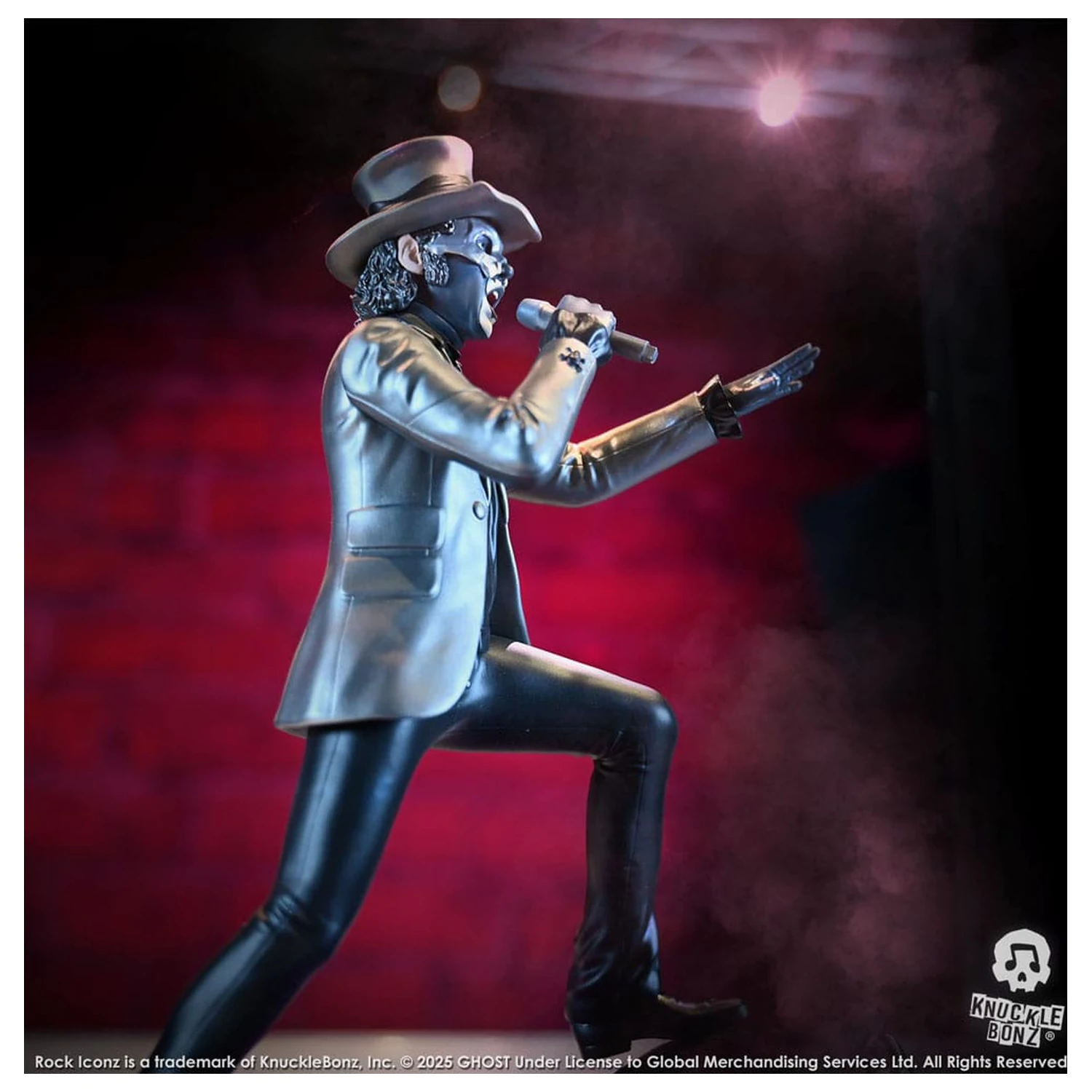 Socha Ghost Rock Iconz Papa V Perpetua Top Hat 22 cm produktová fotografia
