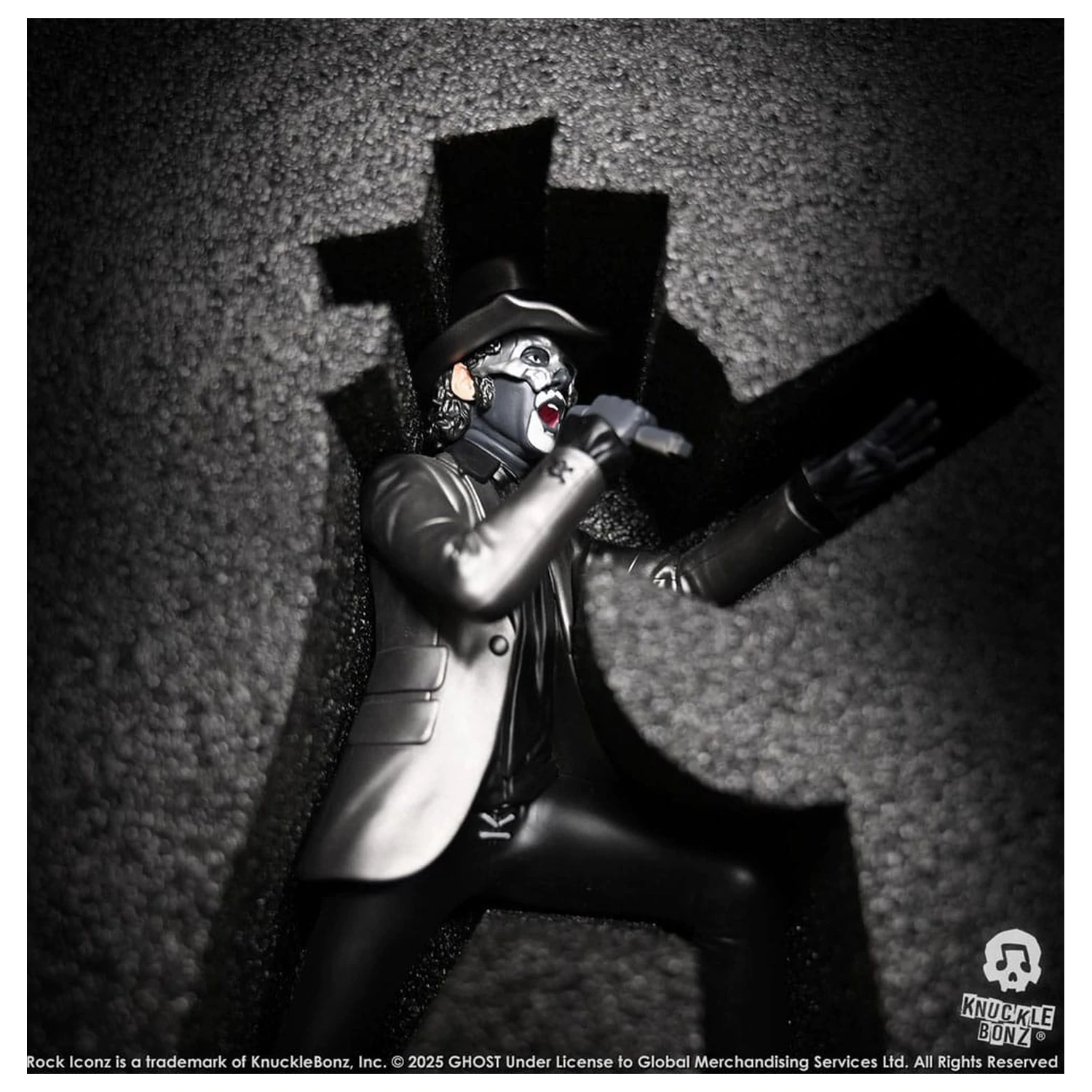 Socha Ghost Rock Iconz Papa V Perpetua Top Hat 22 cm produktová fotografia
