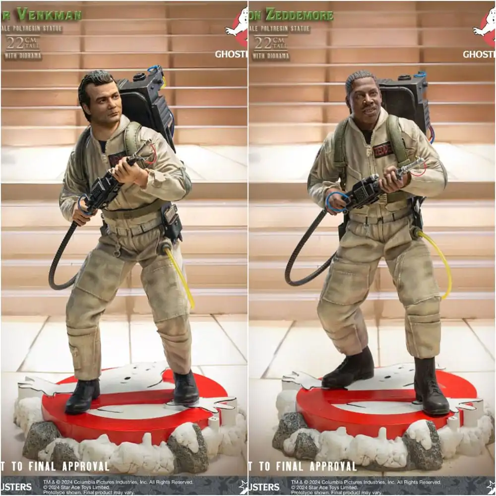 Ghostbusters Resin Socha 1/8 Peter Venkmann + Winston Zeddemore Dvojbalenie 22 cm termékfotó