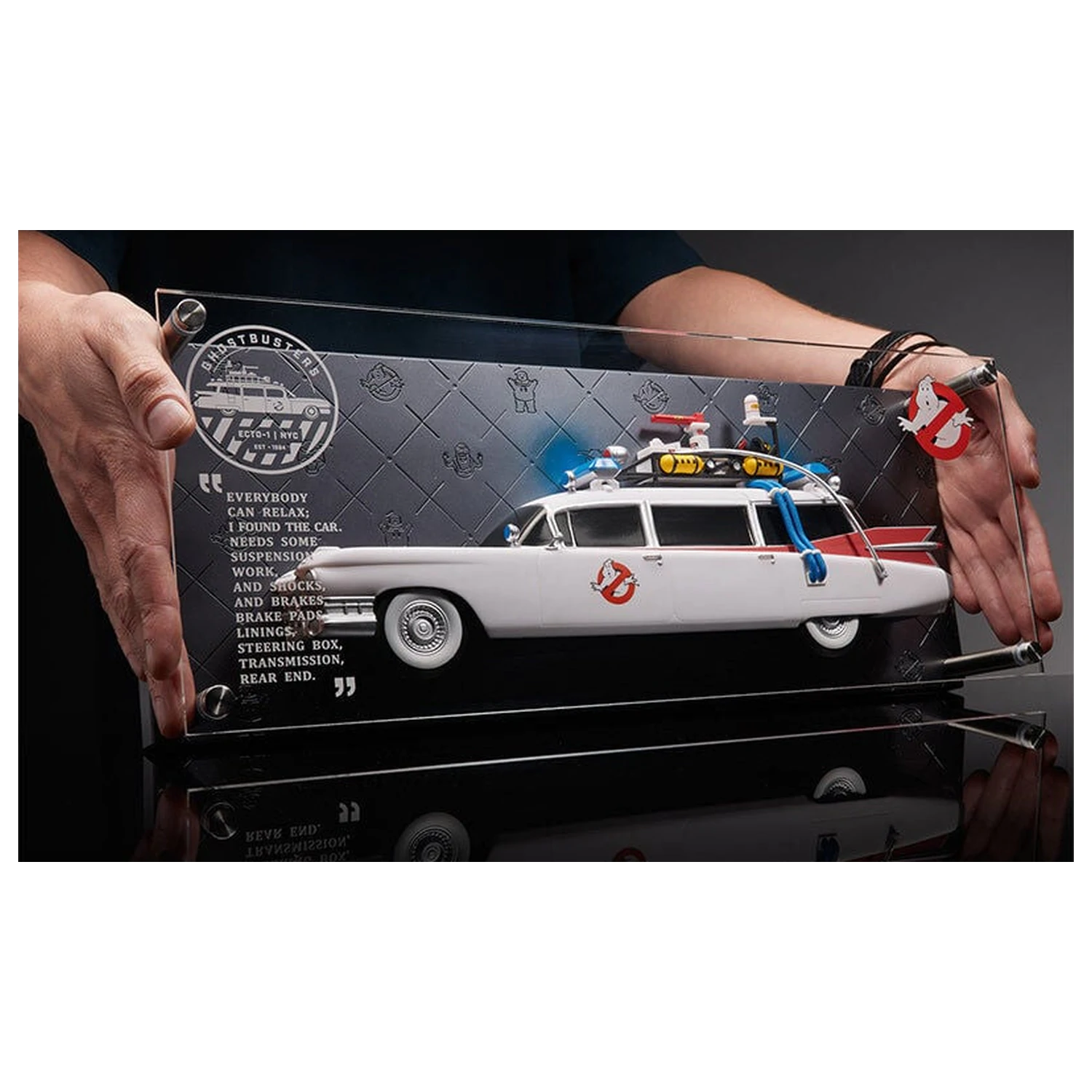 Ghostbusters Ecto-1 Licenčná replika tabule produktová fotografia