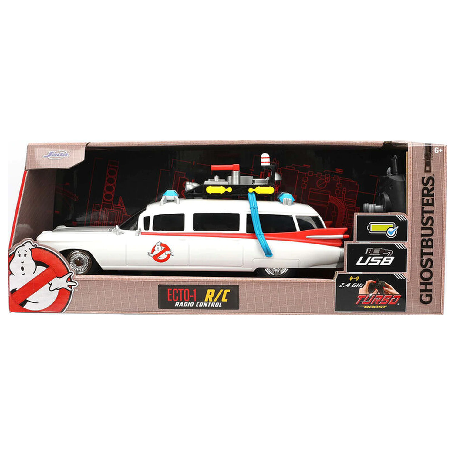 Ghostbusters Ecto Rádiom riadené auto produktová fotografia