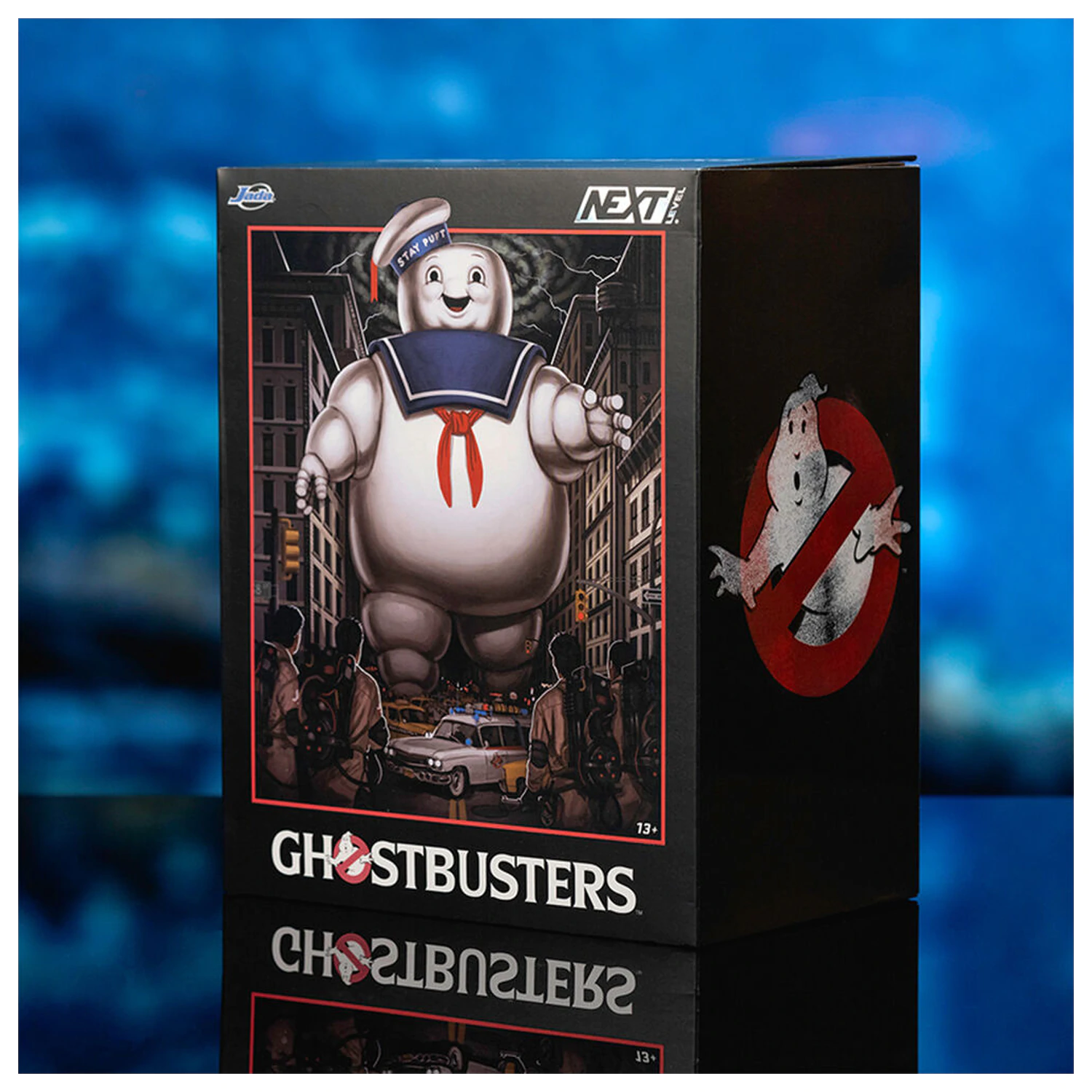 Ghostbusters Puft Marsmellow set filmu scénická figúrka dioráma produktová fotografia