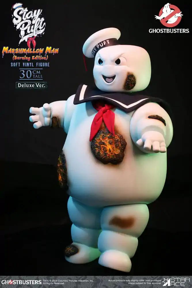 Ghostbusters Soft Vinyl Statue Stay Puft Marshmallow Man Burnign Edition Deluxe Version 30 cm termékfotó