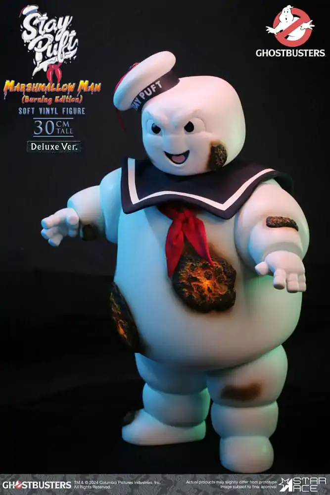 Ghostbusters Soft Vinyl Statue Stay Puft Marshmallow Man Burnign Edition Deluxe Version 30 cm termékfotó