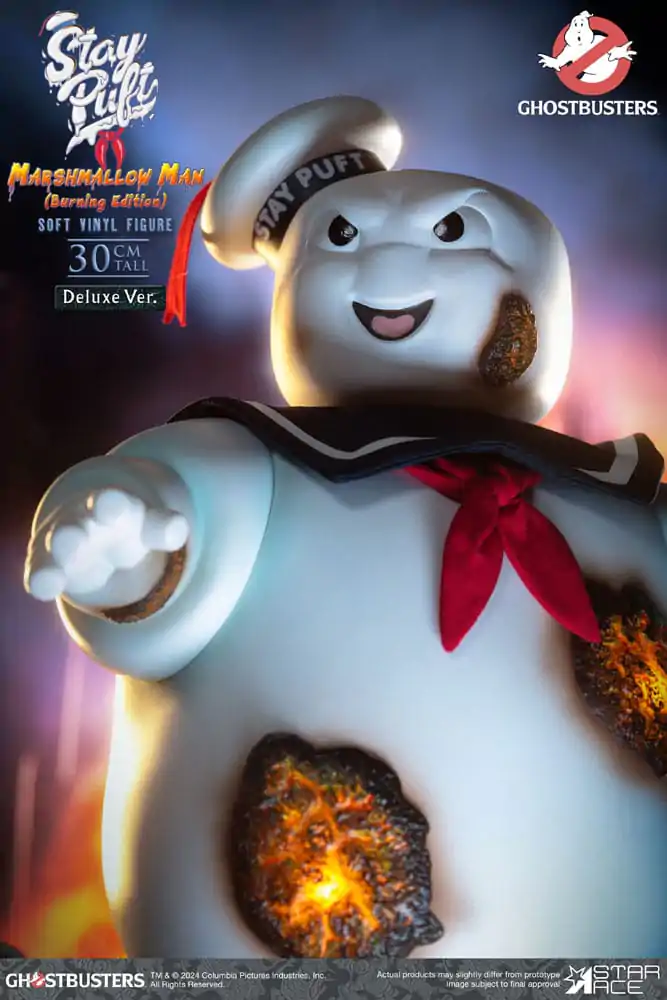 Ghostbusters Soft Vinyl Statue Stay Puft Marshmallow Man Burnign Edition Deluxe Version 30 cm termékfotó