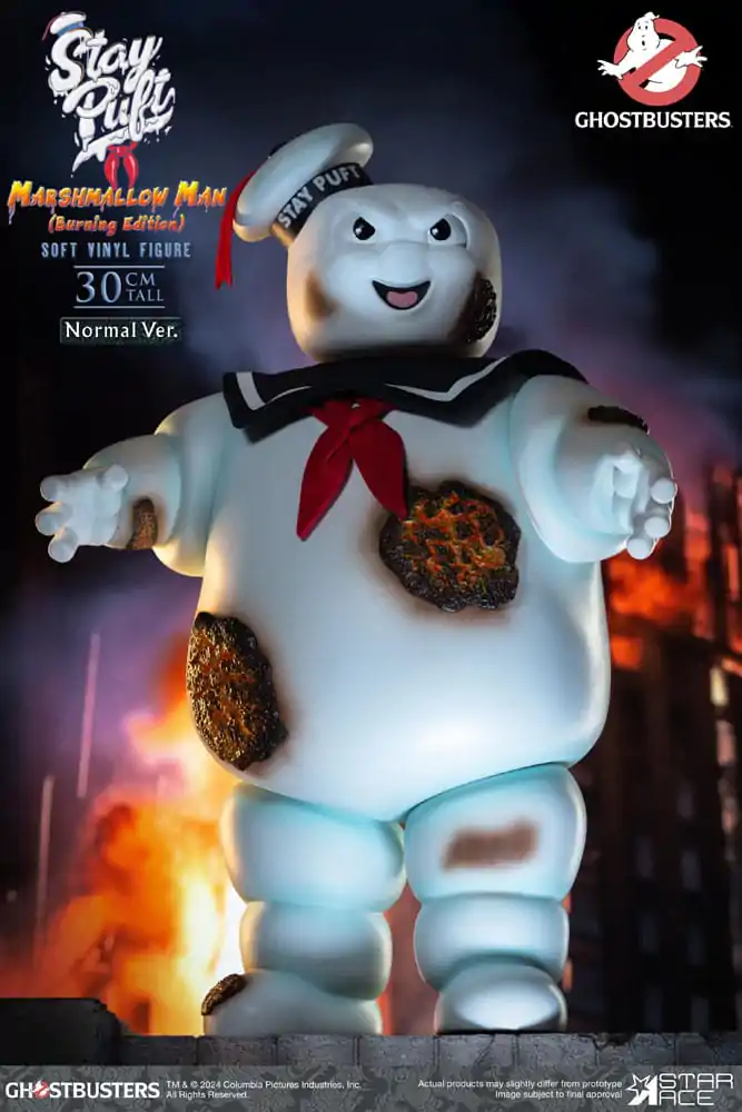 Ghostbusters Soft Vinyl Statue Stay Puft Marshmallow Man Burning Edition Normal Version 30 cm termékfotó