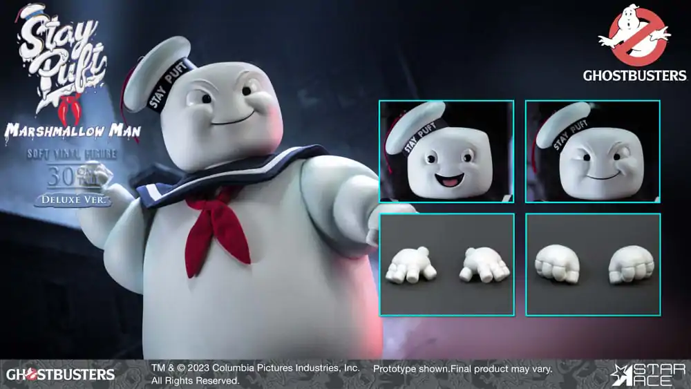 Ghostbusters Soft Vinyl Socha Stay Puft Marshmallow Man Deluxe Version 30 cm produktová fotografia