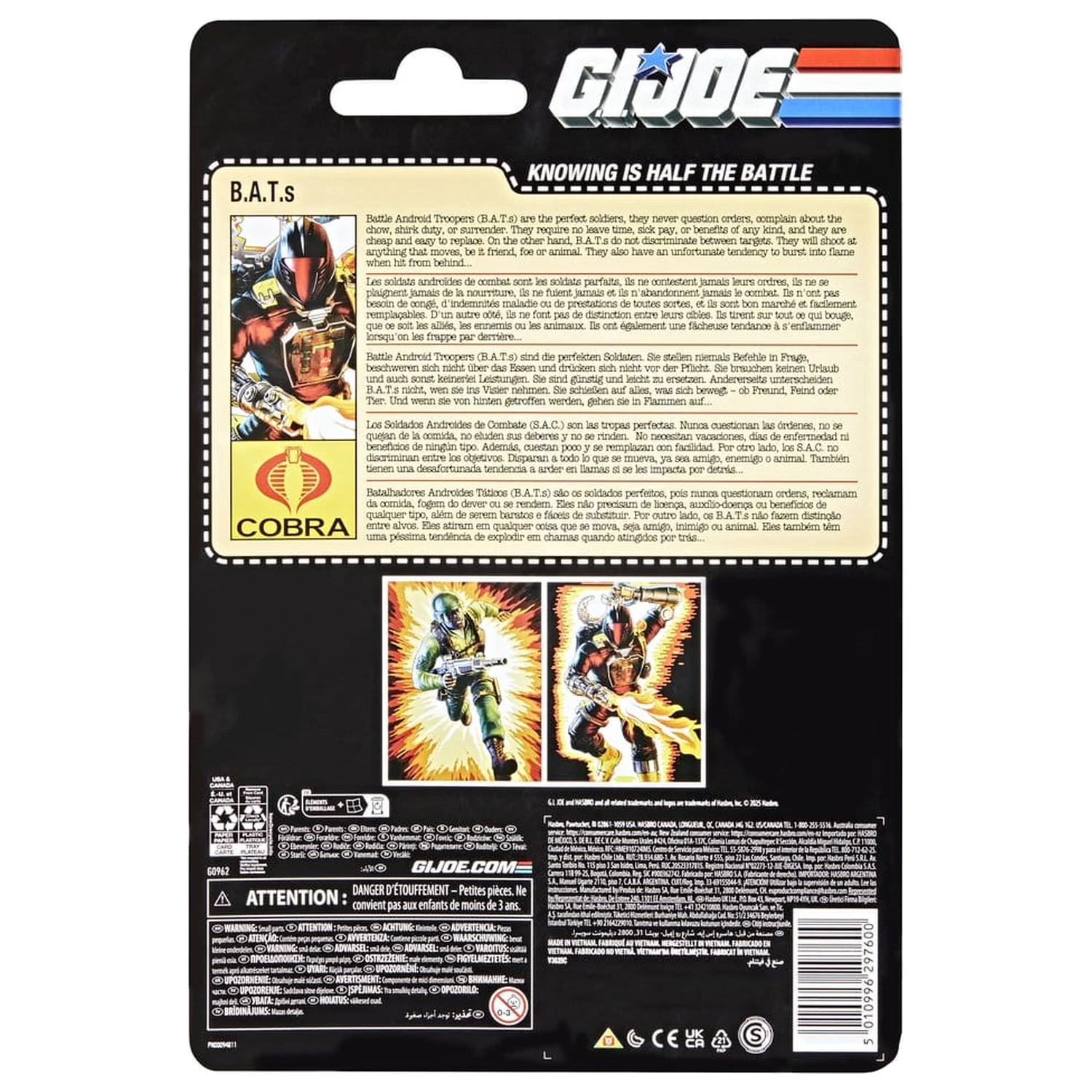 GI Joe Classified Series Retro akčná figúrka B.A.T. 15 cm produktová fotografia
