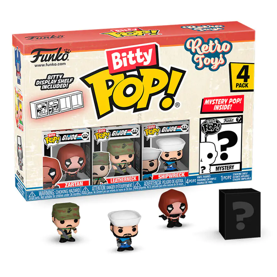 Gi Joe Bitty Funko POP! Vinilová figúrka 4-členné balenie 2,5 cm termékfotó