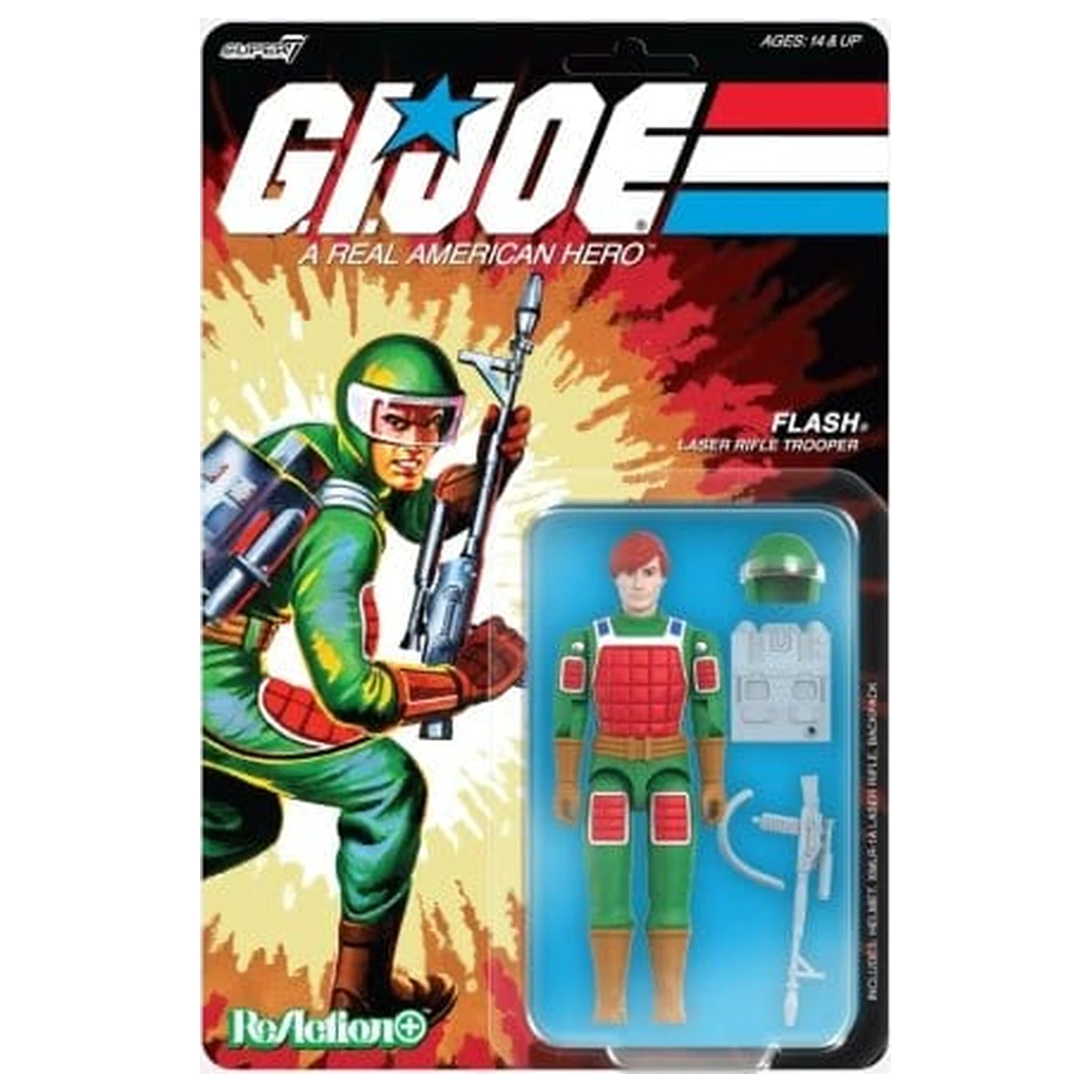 GI Joe ReAction+ akčná figúrka Wave 07 Flash (Comic) 10 cm produktová fotografia
