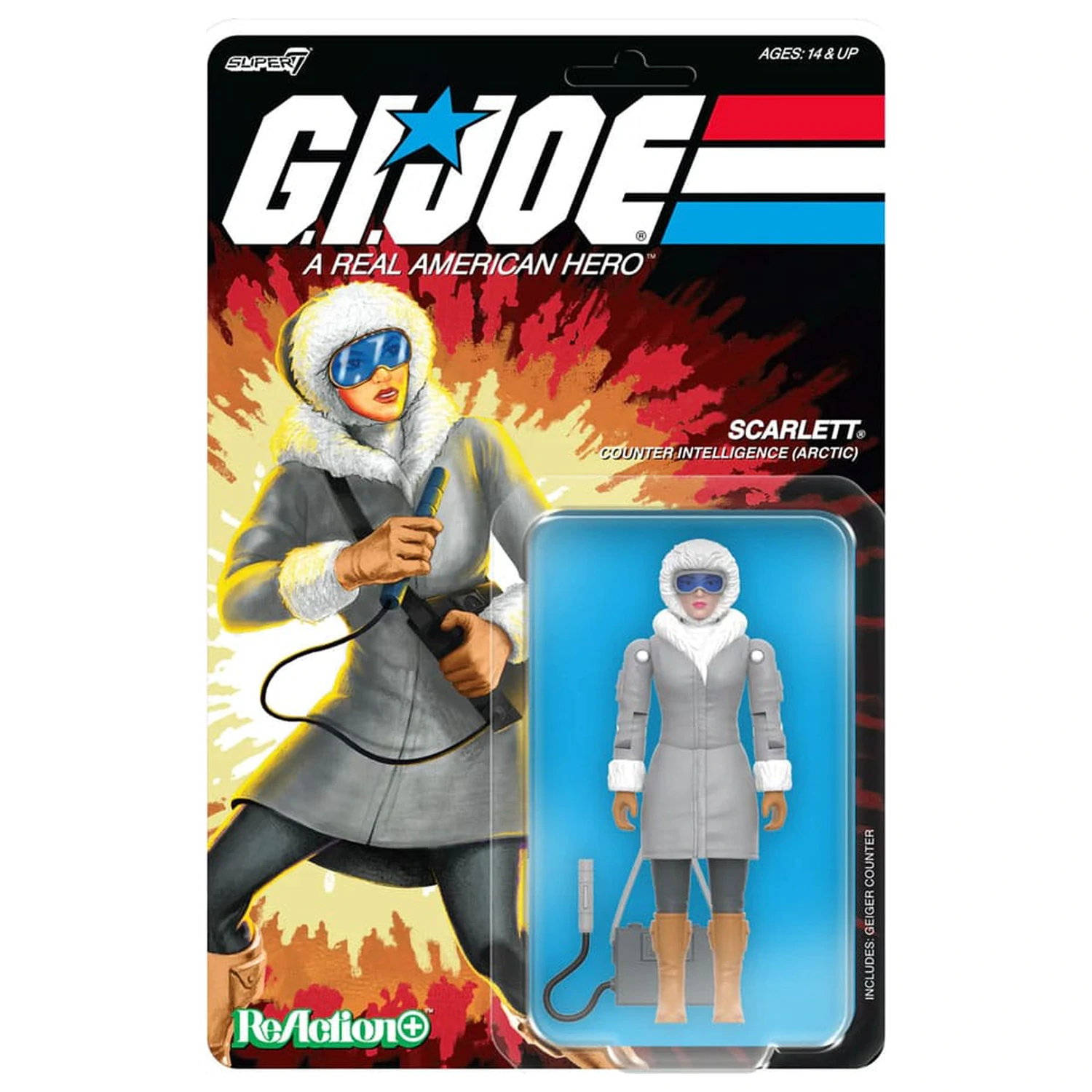 GI Joe ReAction+ akčná figúrka Vlna 06 Arctic Scarlett 10 cm produktová fotografia