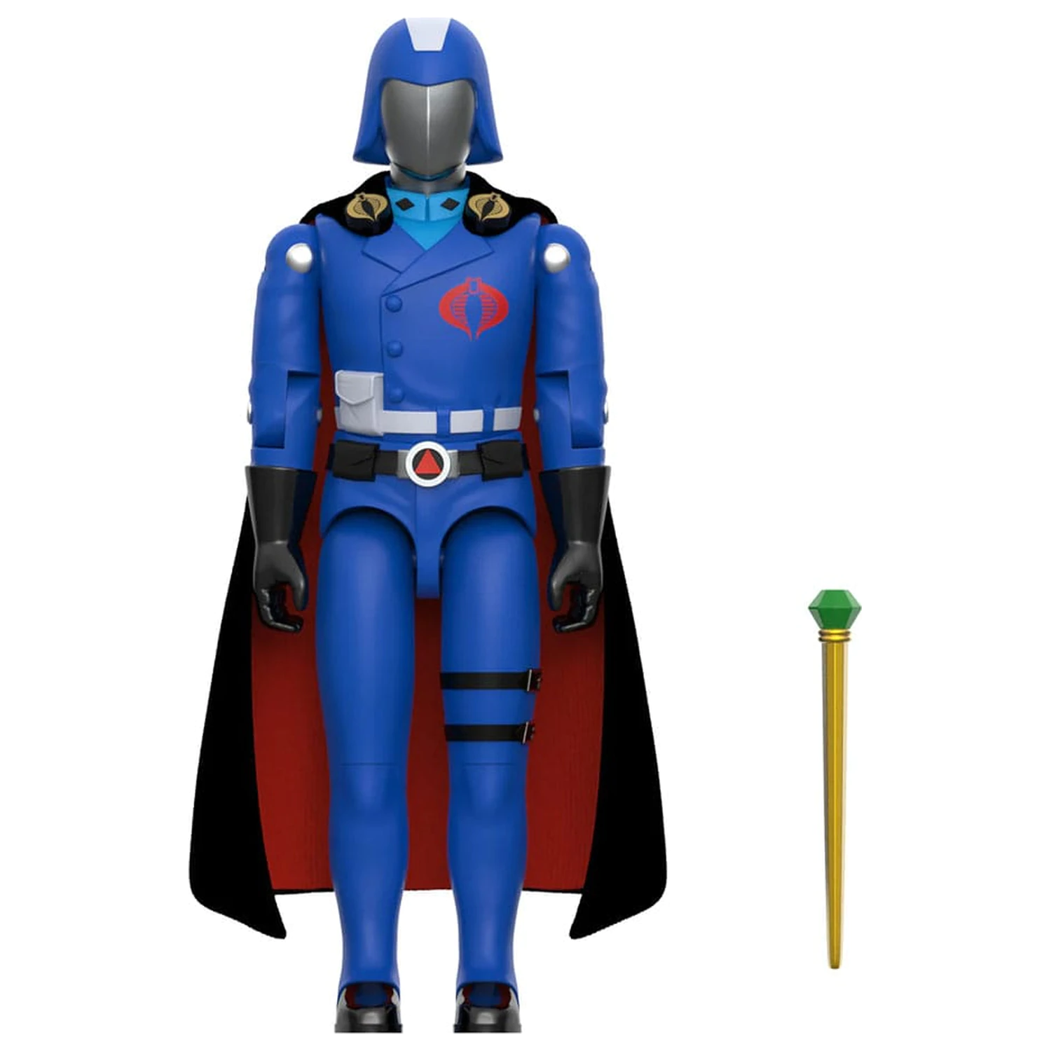 GI Joe ReAction+ akčná figúrka Vlna 06 Cobra Commander (Movie, Black Cape) 10 cm produktová fotografia
