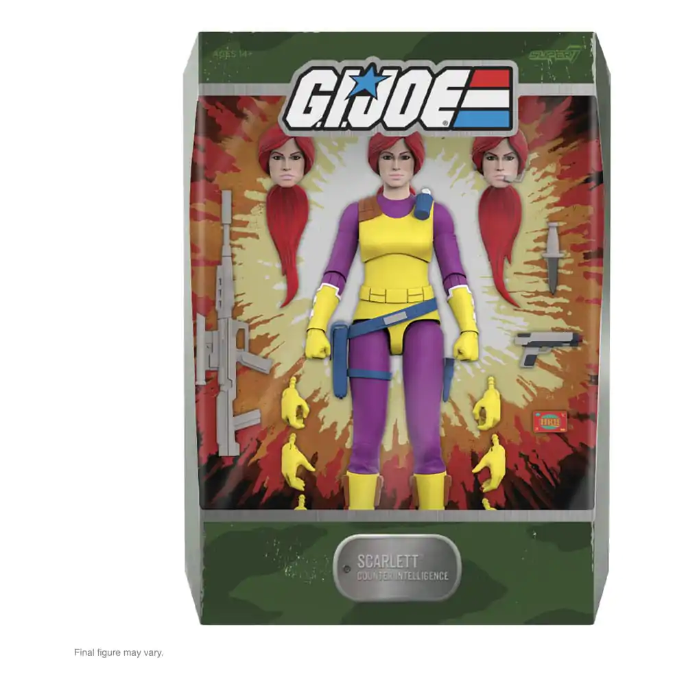 GI Joe Ultimates Akčná figúrka Wave 6 Scarlett (DIC Purple) 18 cm produktová fotografia