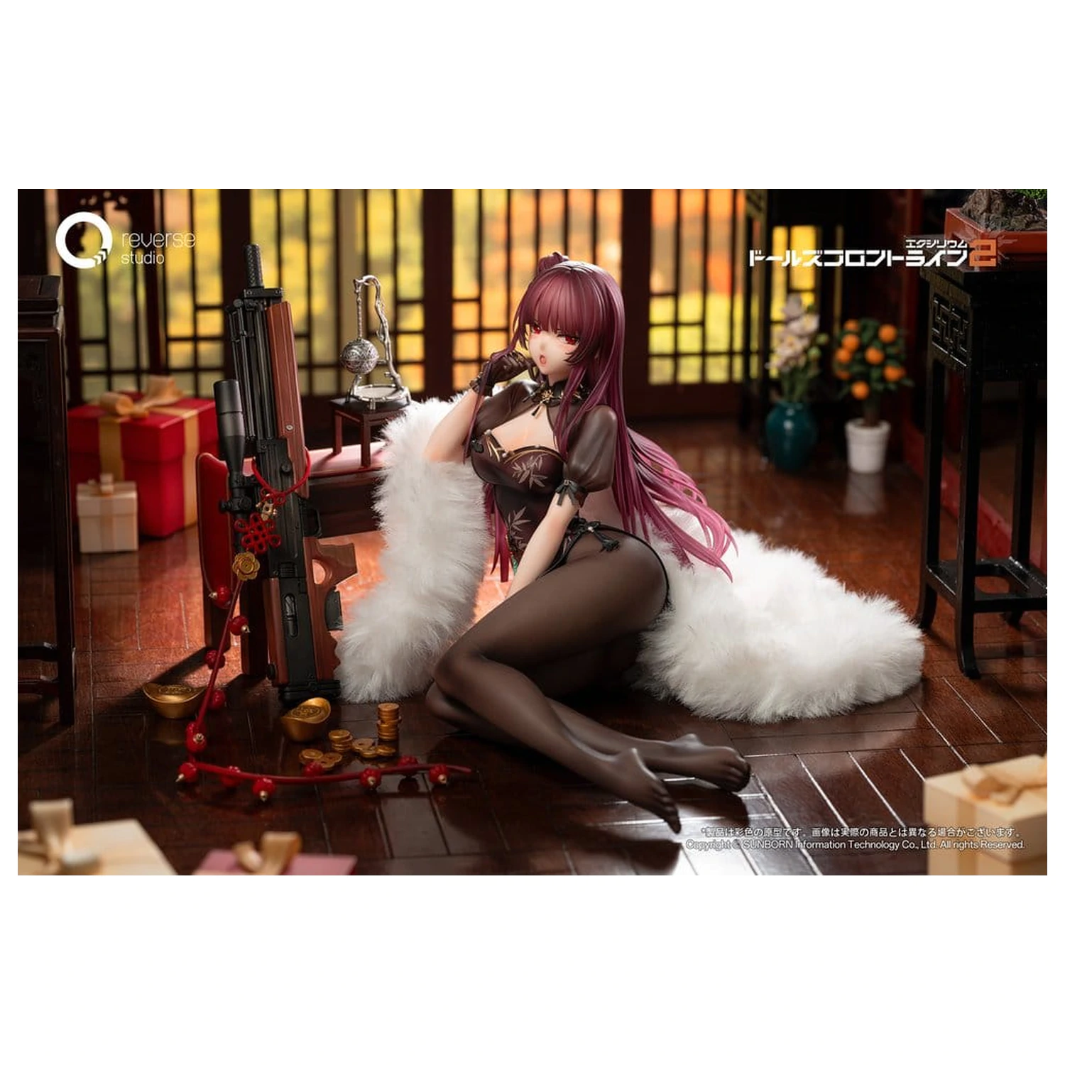 Girls´ Frontline 2: Exilium Socha 1/6 Makiatto: Embroidered Bamboo, Blooming Shadows Ver. 13 cm produktová fotografia
