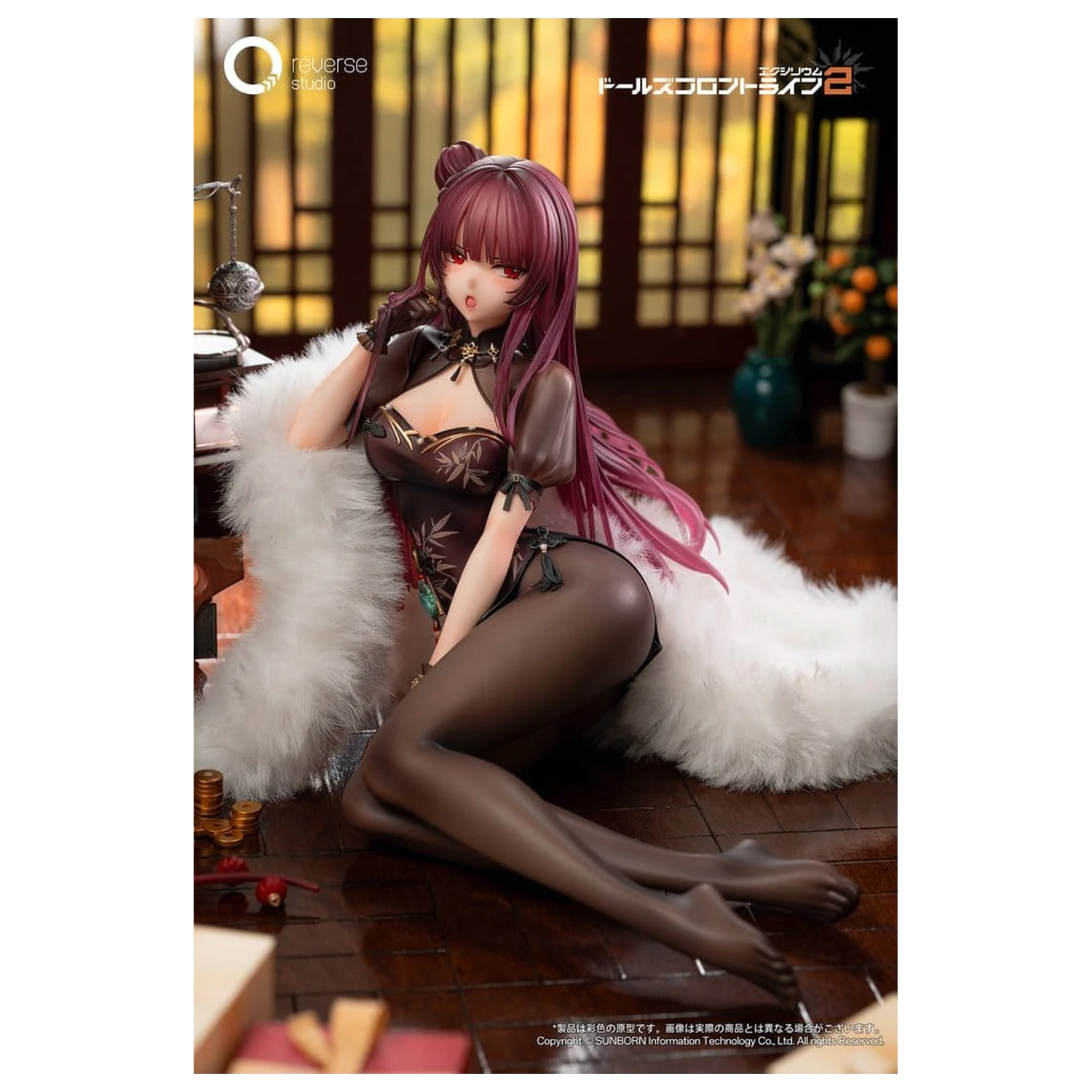 Girls´ Frontline 2: Exilium Socha 1/6 Makiatto: Embroidered Bamboo, Blooming Shadows Ver. 13 cm produktová fotografia
