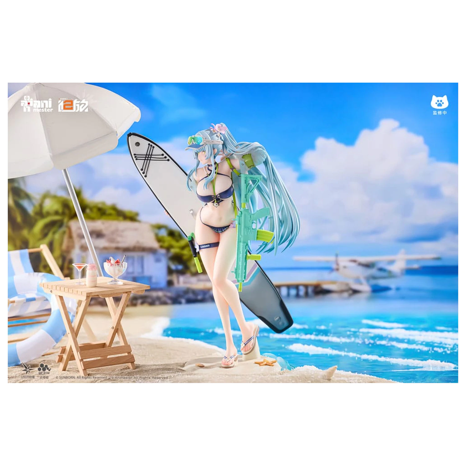 Girls' Frontline 2: Exilium socha 1/7 HK416 Cerulean Breaker 24 cm produktová fotografia