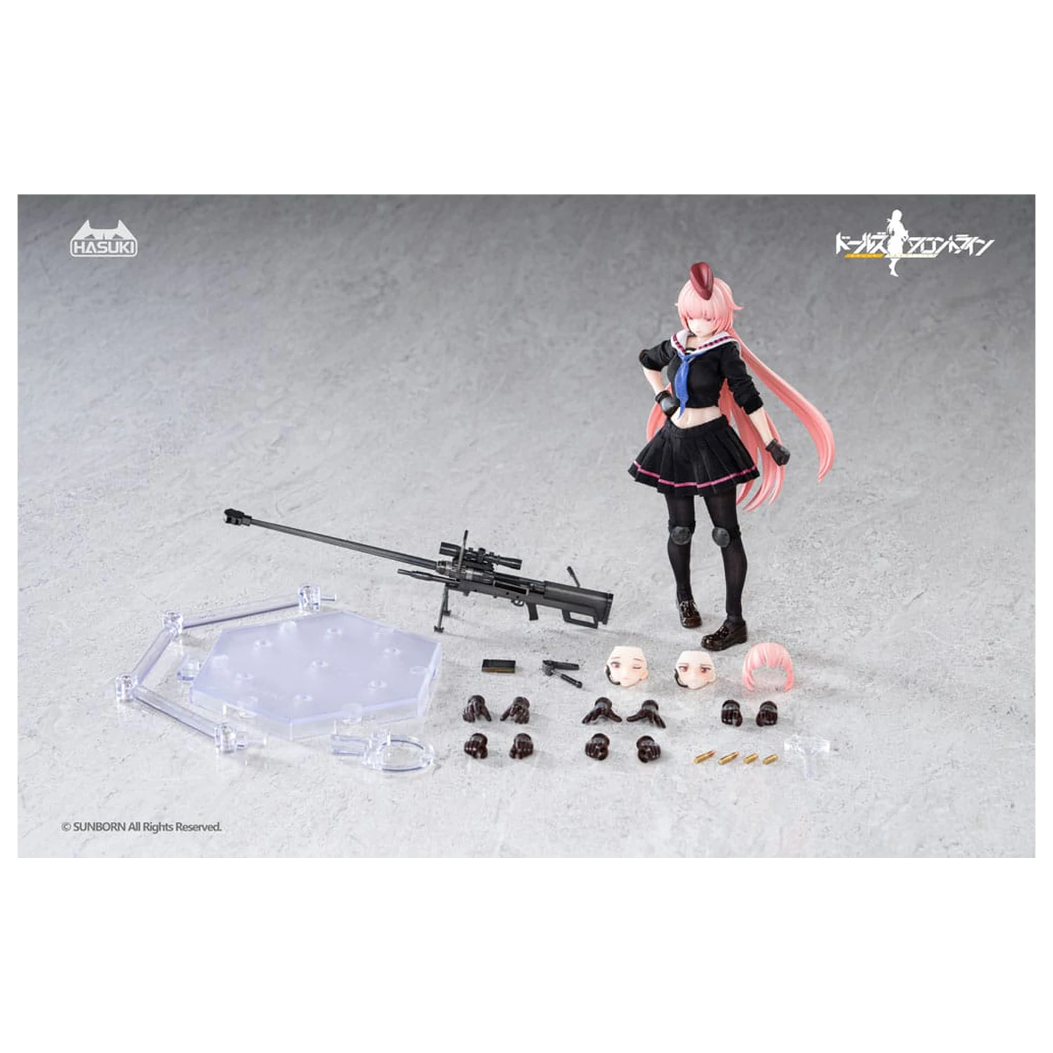 Girls´ Frontline Pocket Art Action akčná figúrka 1/12 PA011 NTW-20 16 cm produktová fotografia