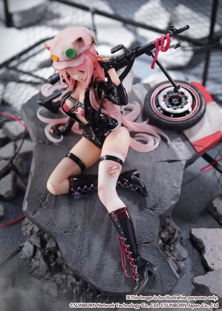 Girls' Frontline SHIBUYA SCRAMBLE FIGURE PVC Socha 1/7 UKM-2000 Gale Lightning -Wounded Ver.- 20 cm produktová fotografia