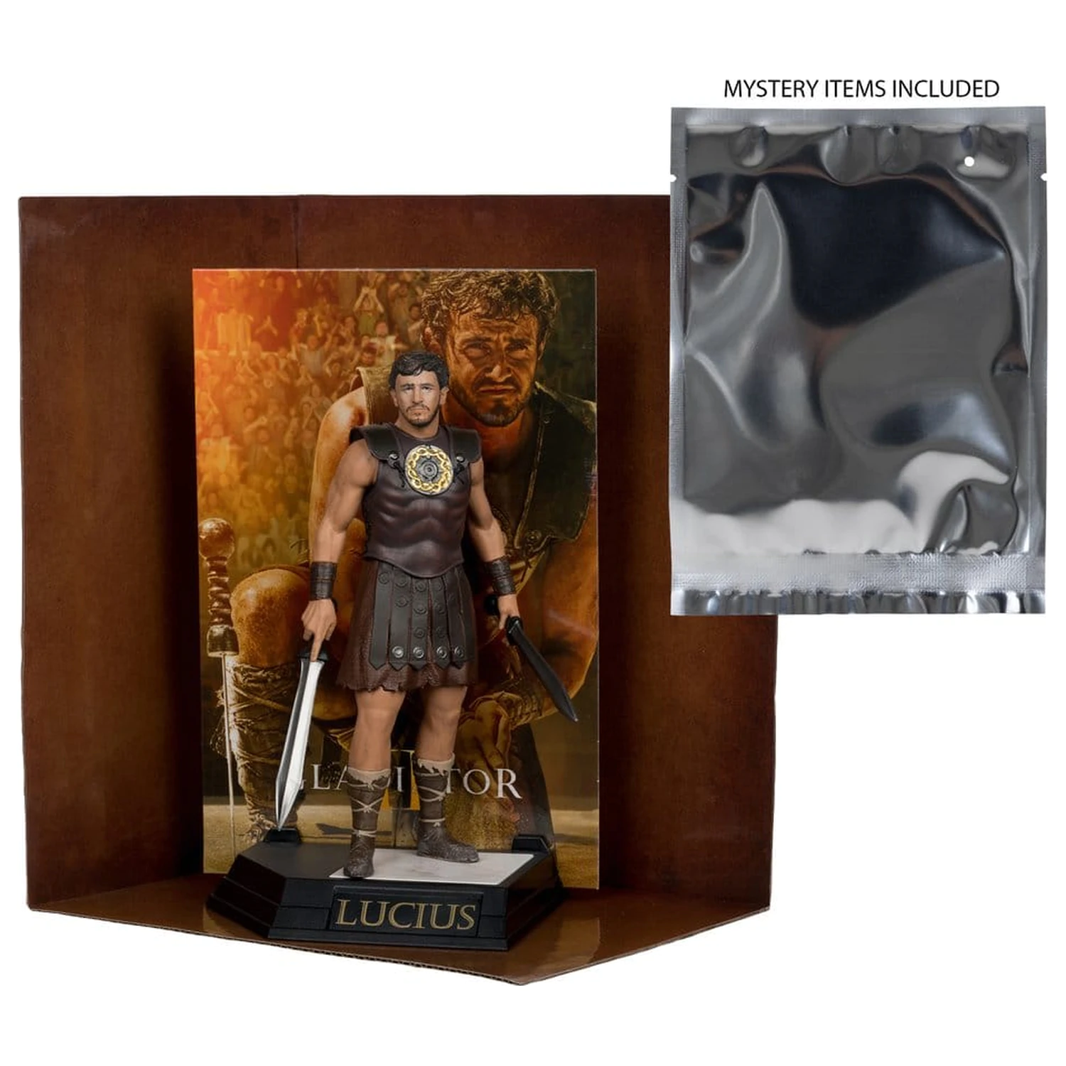 Gladiator II Movie Maniacs Socha Lucius 16 cm produktová fotografia