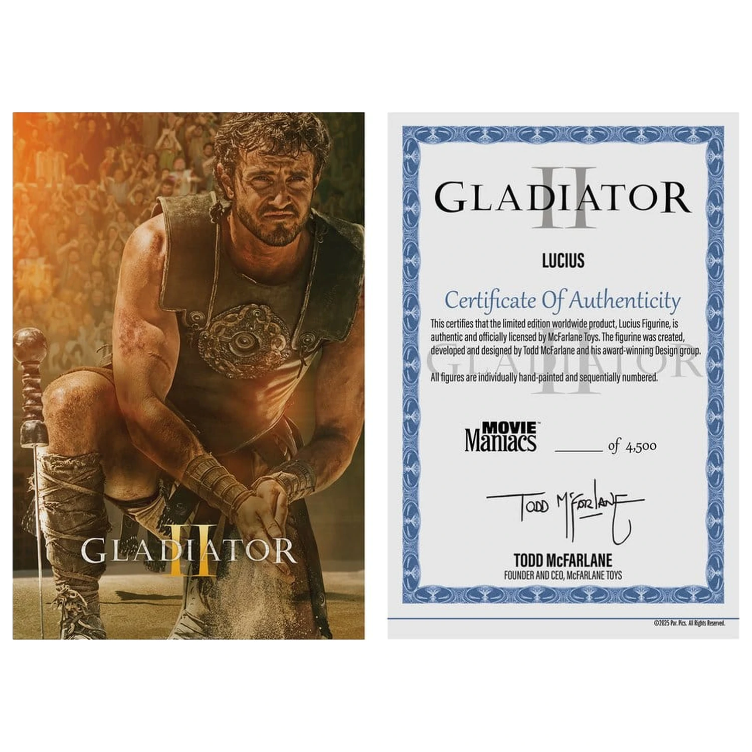 Gladiator II Movie Maniacs Socha Lucius 16 cm produktová fotografia