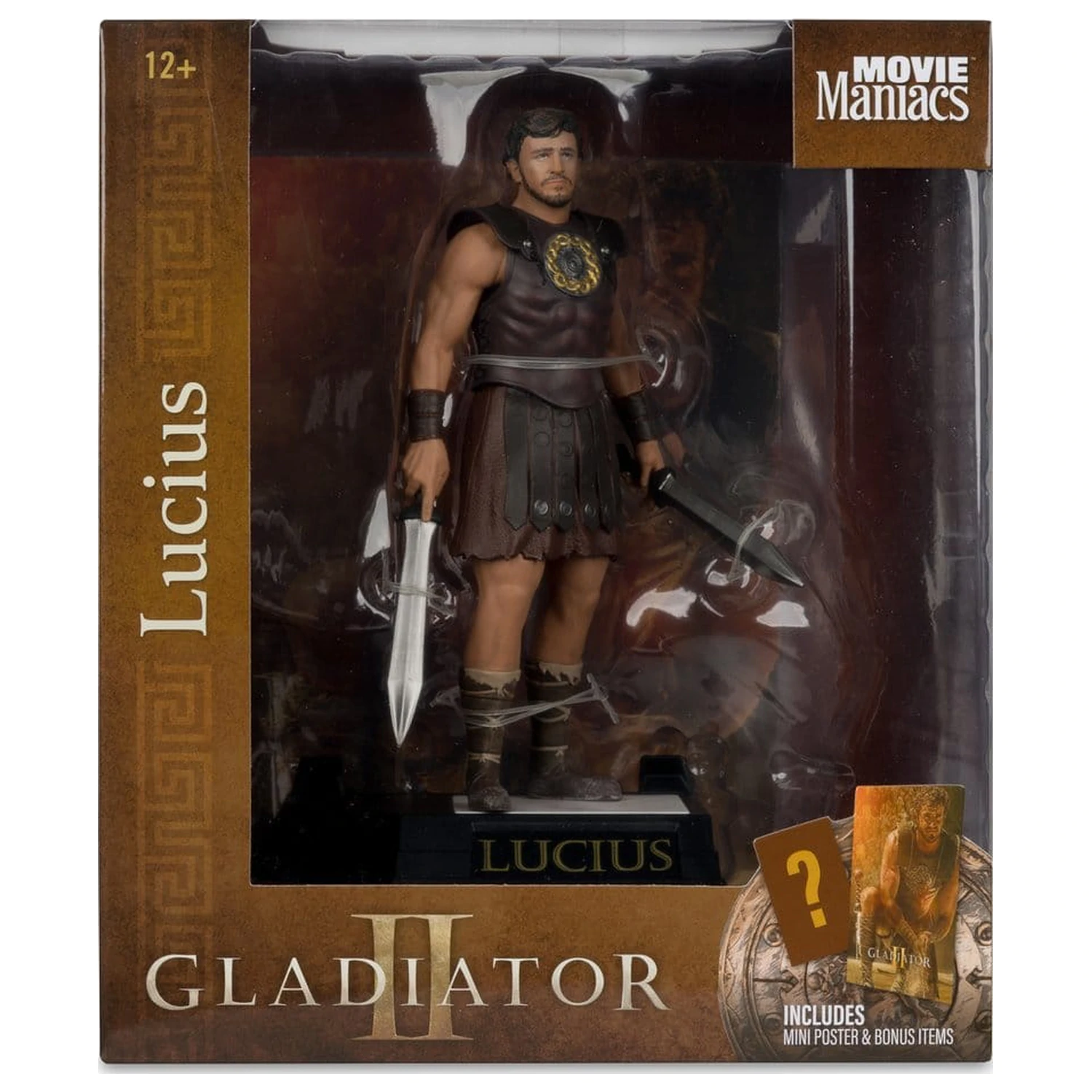 Gladiator II Movie Maniacs Socha Lucius 16 cm produktová fotografia