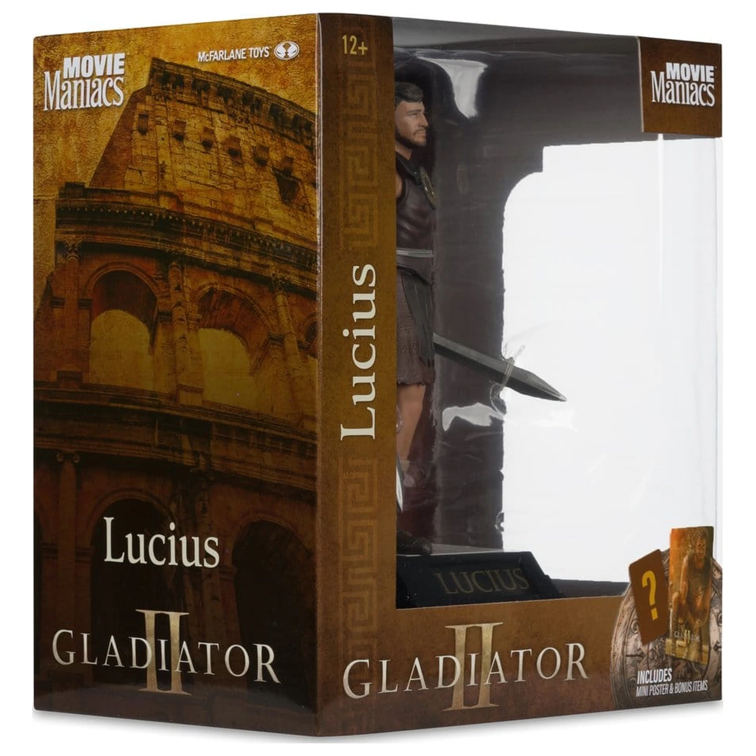 Gladiator II Movie Maniacs Socha Lucius 16 cm produktová fotografia