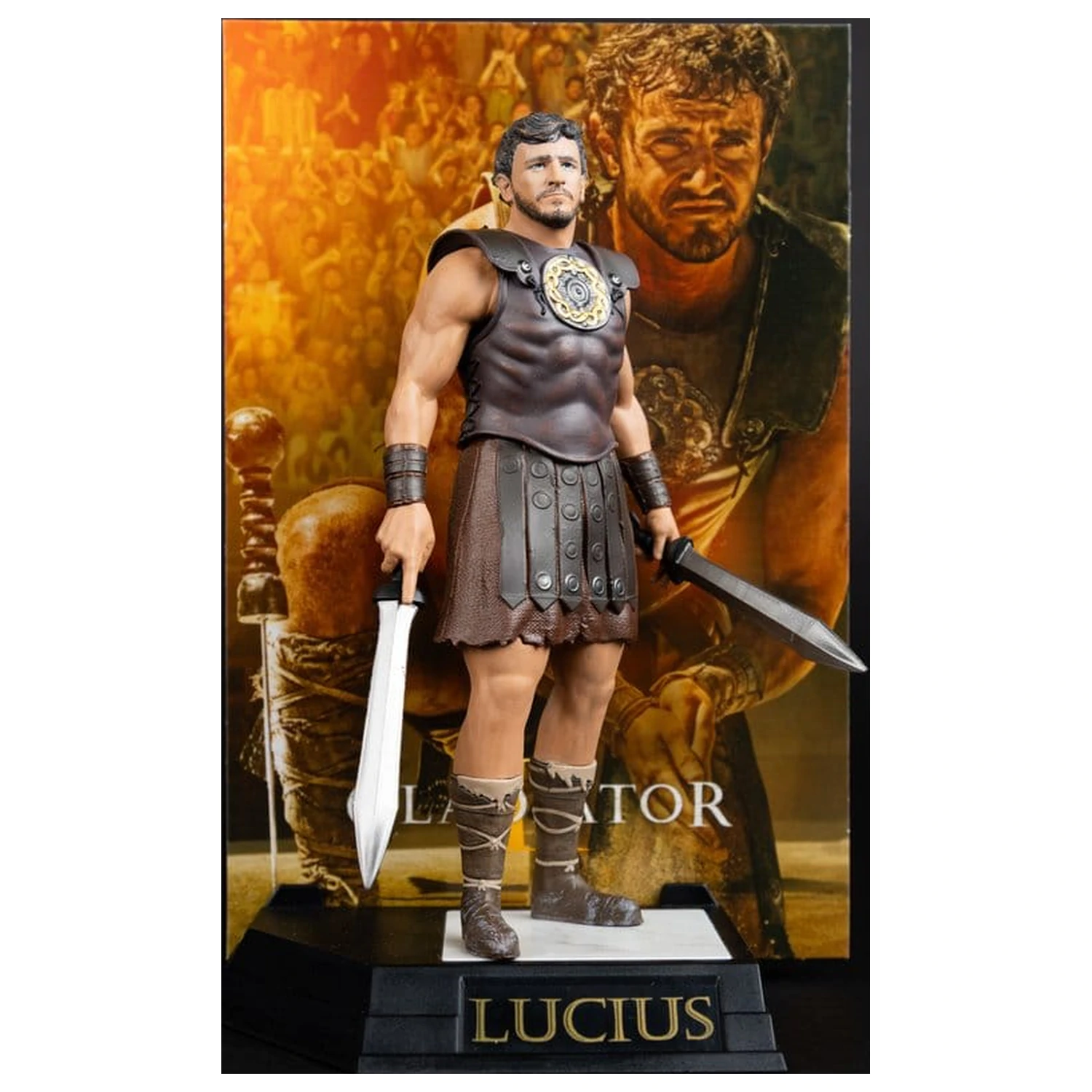 Gladiator II Movie Maniacs Socha Lucius 16 cm produktová fotografia