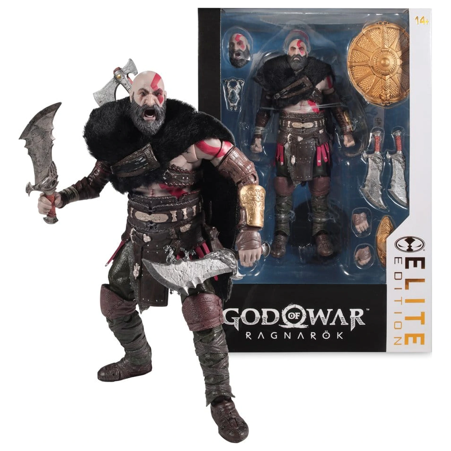God of War Ragnarok McFarlane Elite Edition Deluxe akčná figúrka Kratos #18 18 cm produktová fotografia