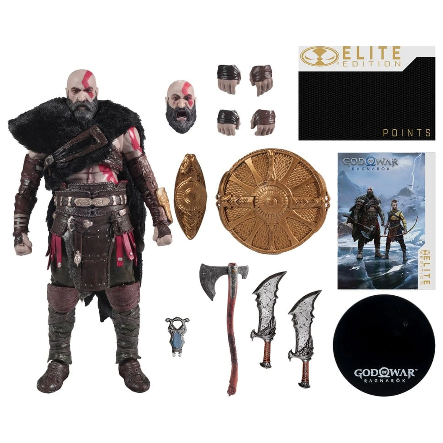 God of War Ragnarok McFarlane Elite Edition Deluxe akčná figúrka Kratos #18 18 cm produktová fotografia