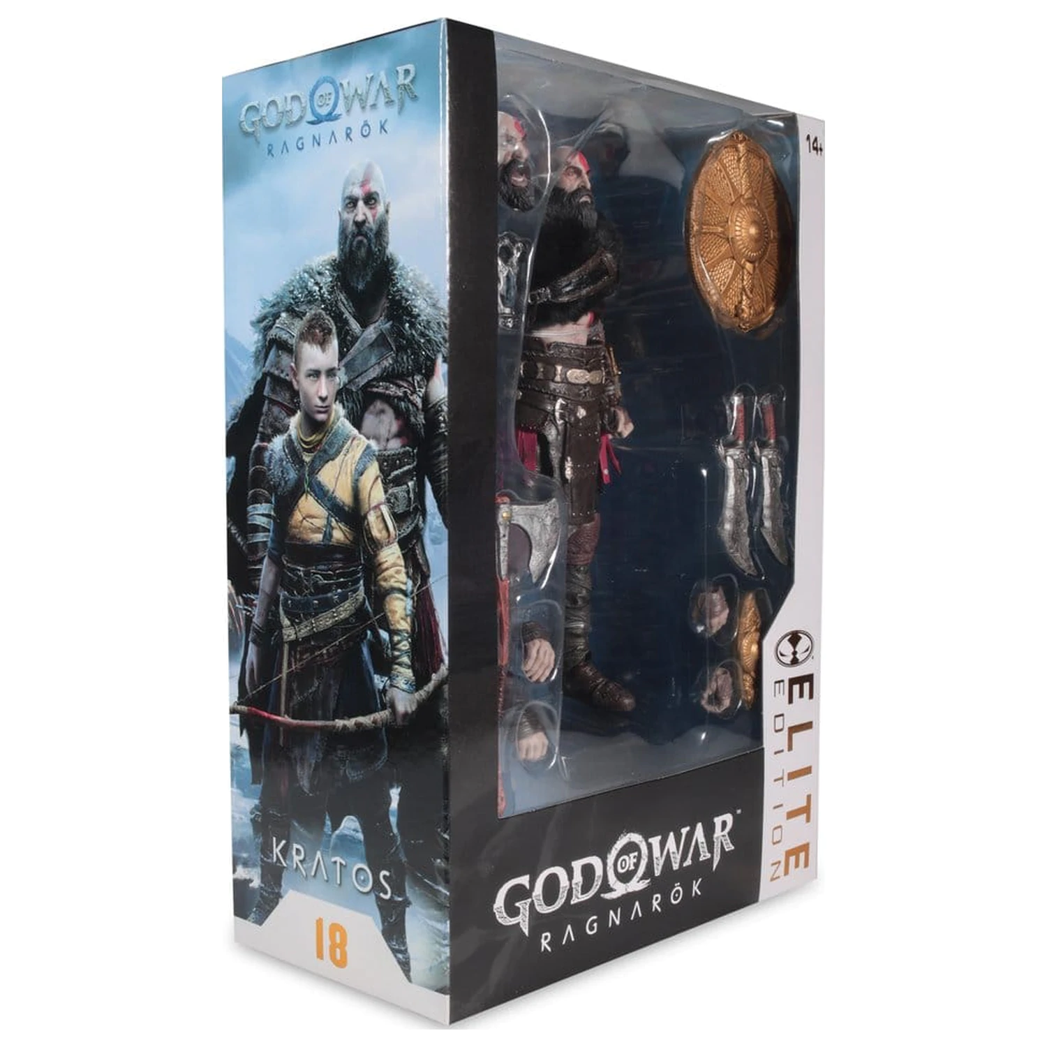 God of War Ragnarok McFarlane Elite Edition Deluxe akčná figúrka Kratos #18 18 cm produktová fotografia