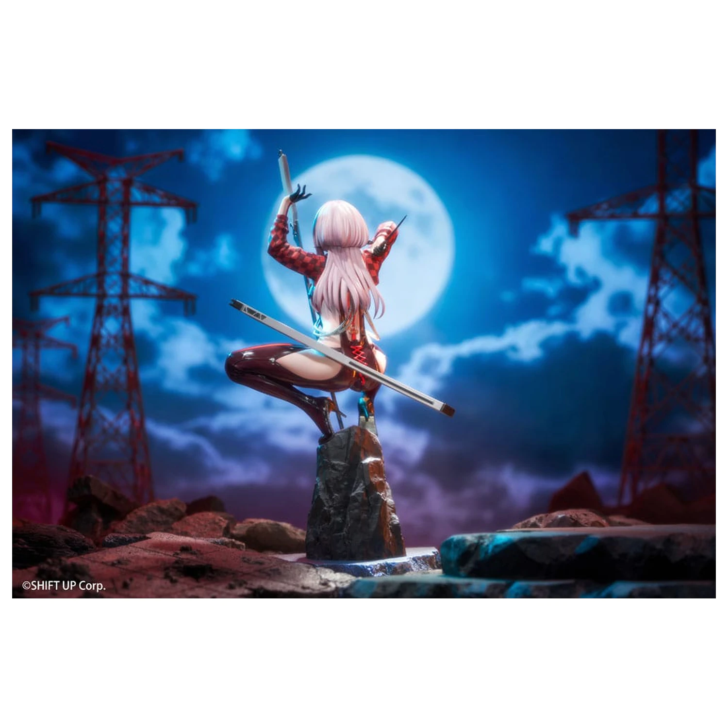 Goddess of Victory: Nikke PVC socha 1/10 Scarlet: Racer's High 22 cm produktová fotografia