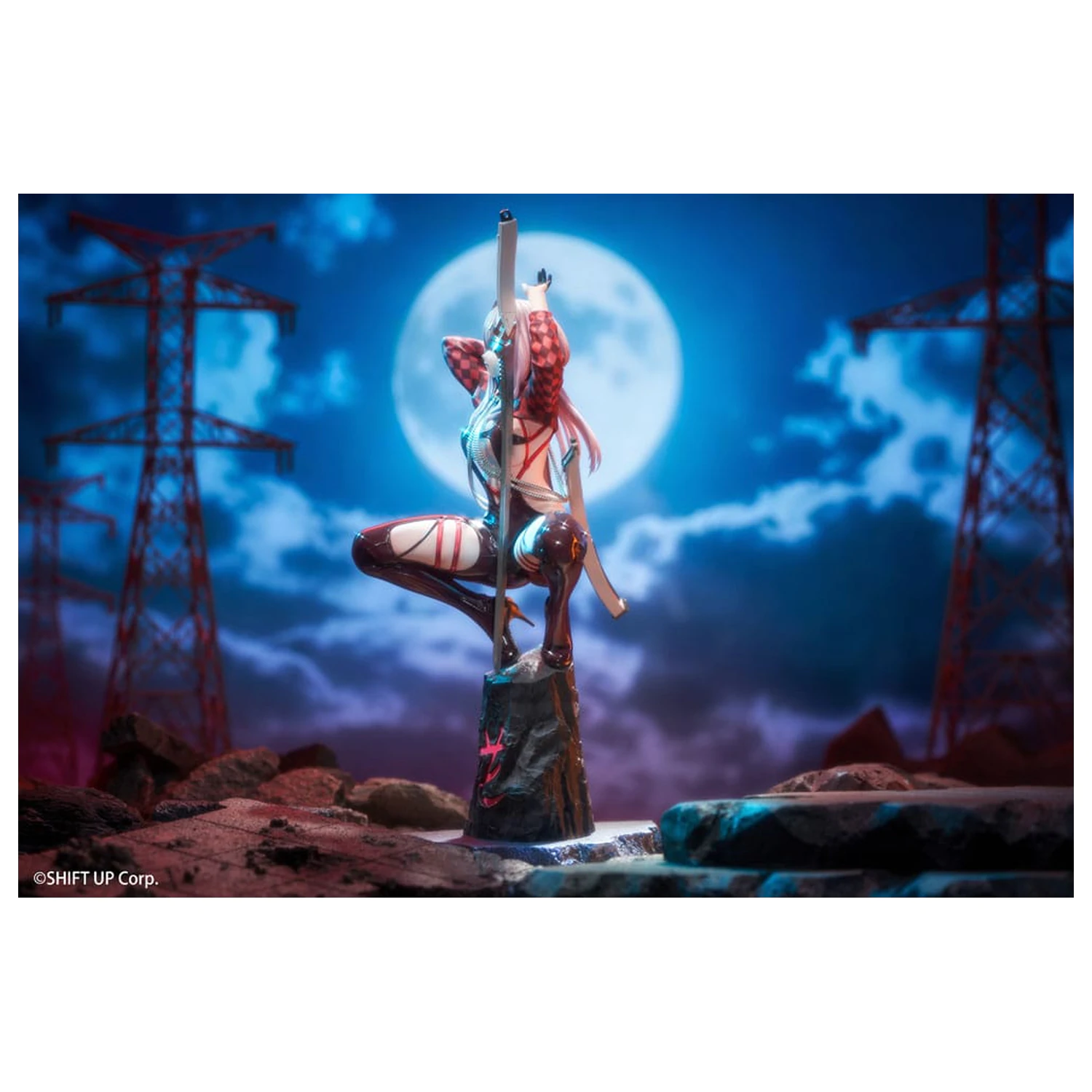 Goddess of Victory: Nikke PVC socha 1/10 Scarlet: Racer's High 22 cm produktová fotografia