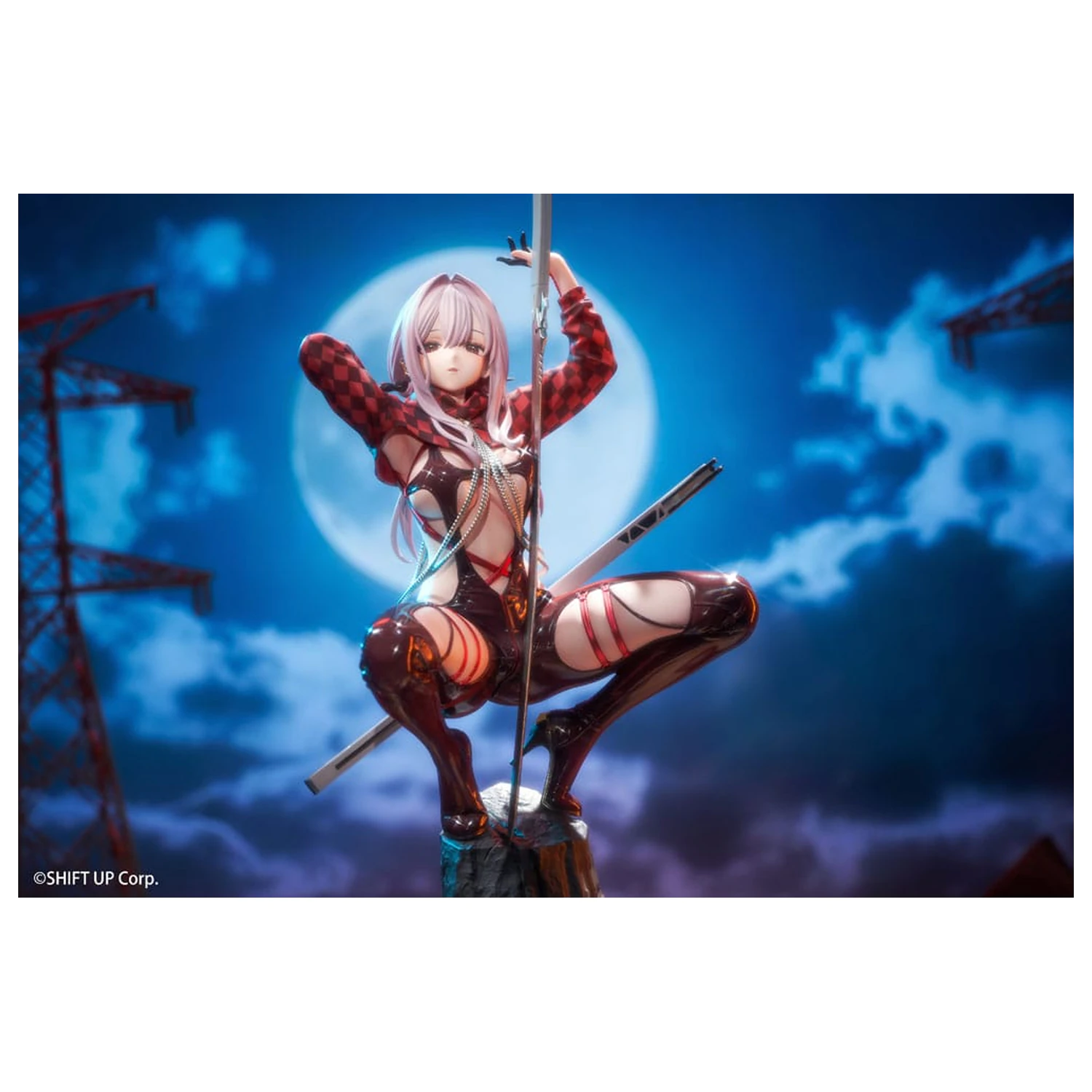 Goddess of Victory: Nikke PVC socha 1/10 Scarlet: Racer's High 22 cm produktová fotografia