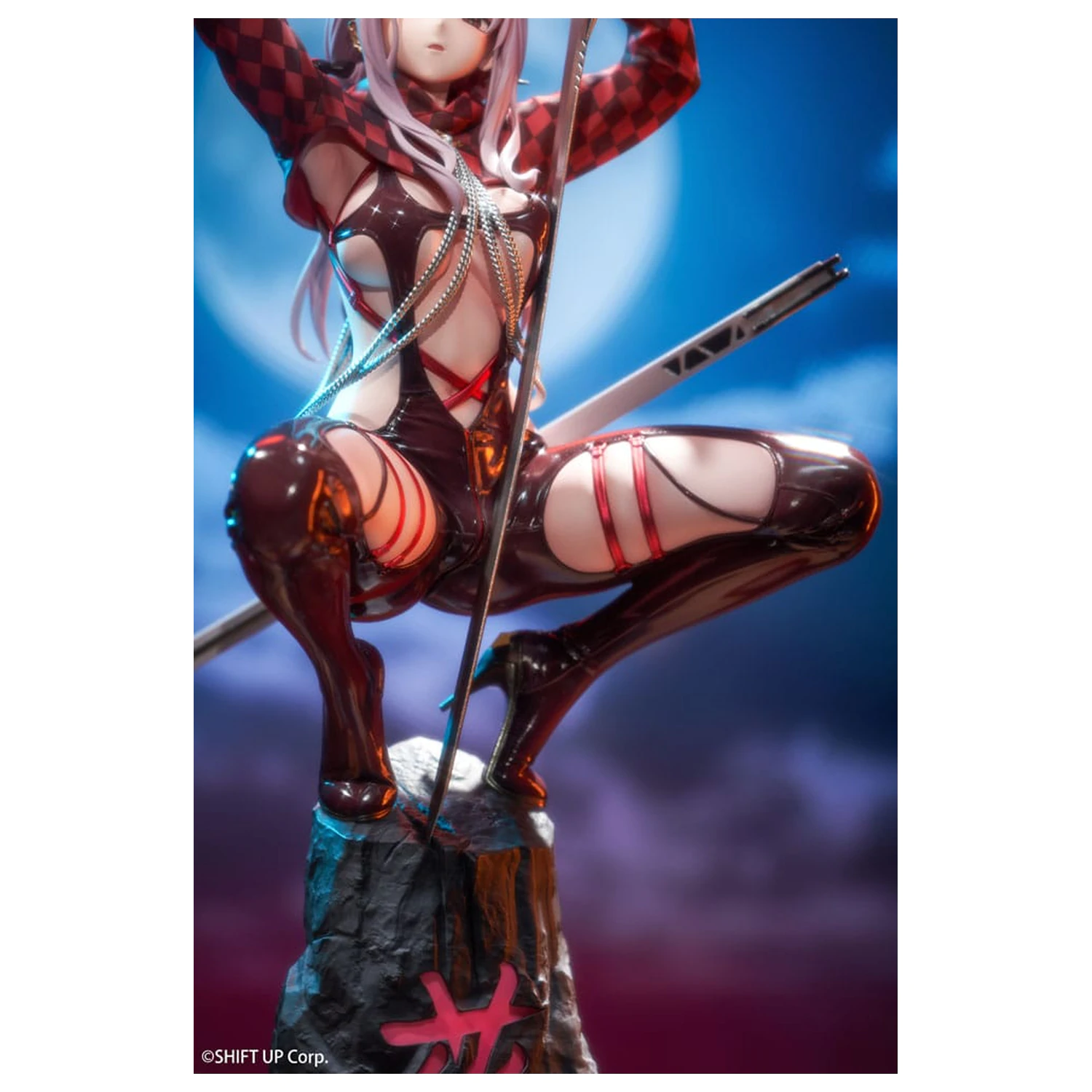 Goddess of Victory: Nikke PVC socha 1/10 Scarlet: Racer's High 22 cm produktová fotografia
