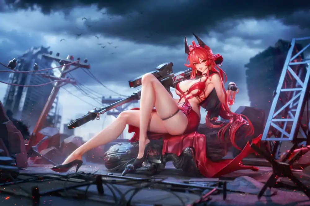 Goddess of Victory: Nikke PVC socha 1/4 Red Hood Nonsense Red Deluxe Edtition 28 cm produktová fotografia