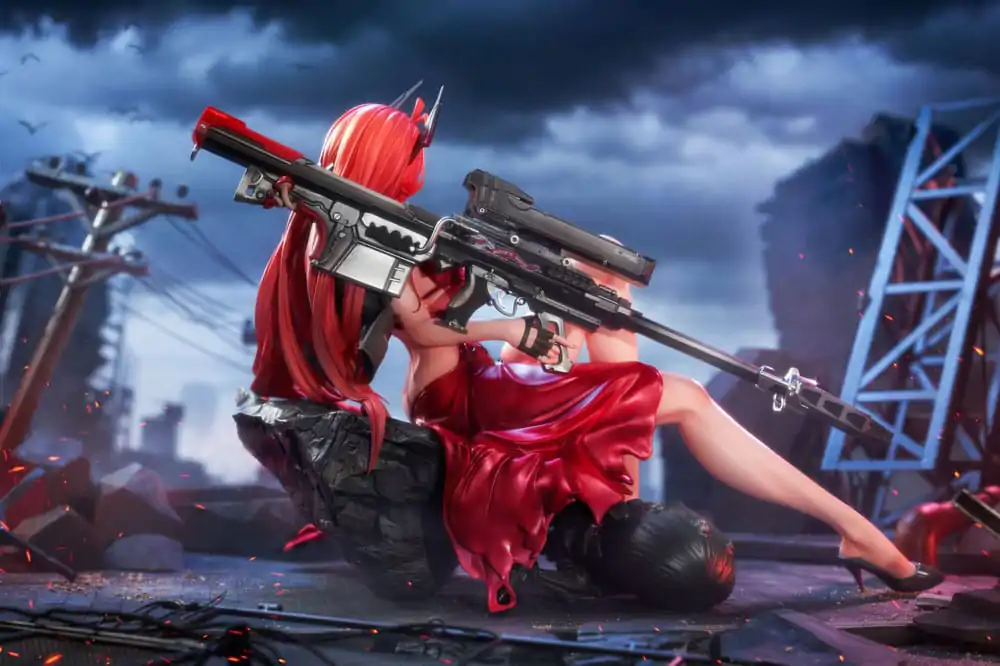 Goddess of Victory: Nikke PVC Socha 1/4 Red Hood Nonsense Red 28 cm produktová fotografia