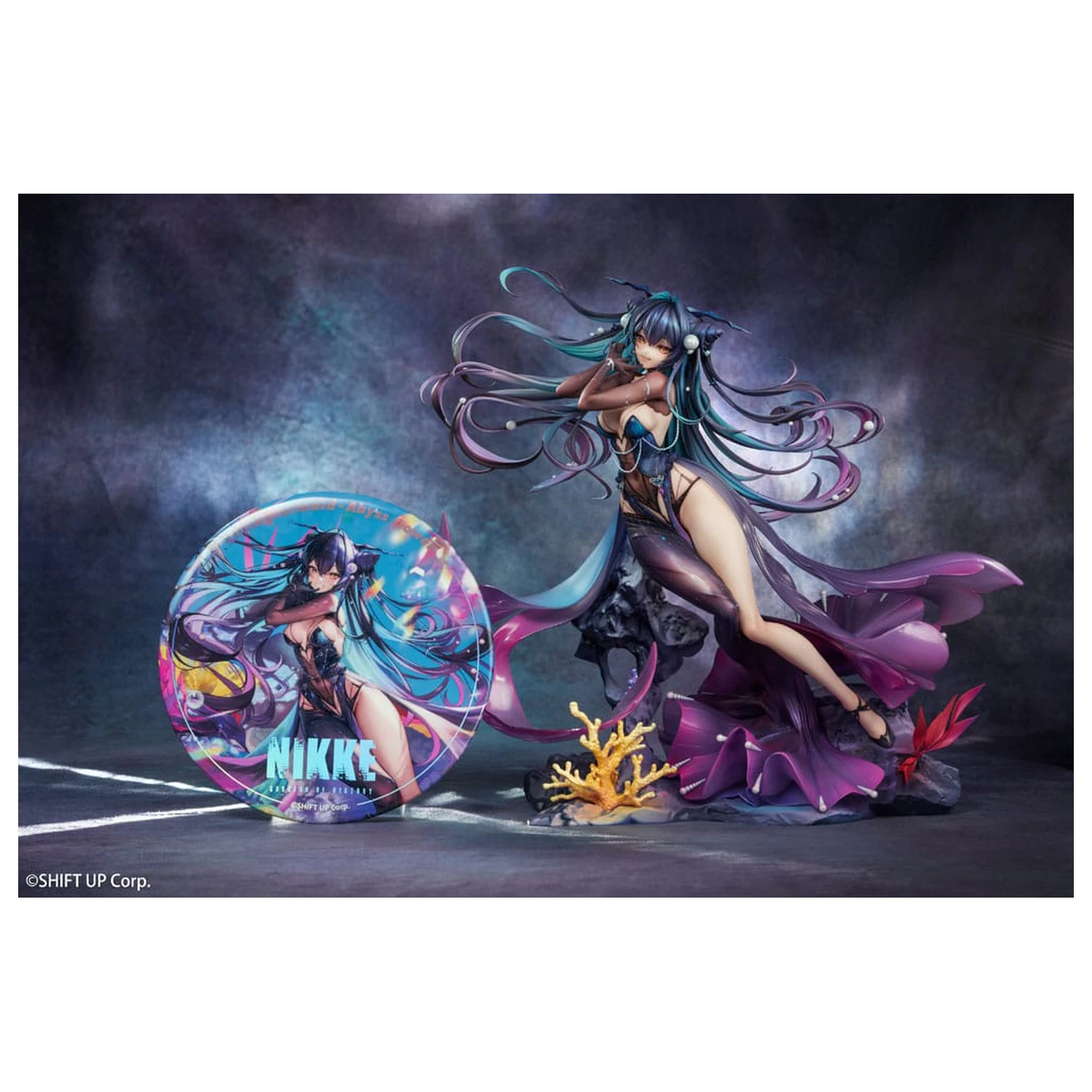 Goddess of Victory: Nikke PVC socha 1/7 Little Mermaid Abyss Flower Deluxe Edícia 24 cm produktová fotografia