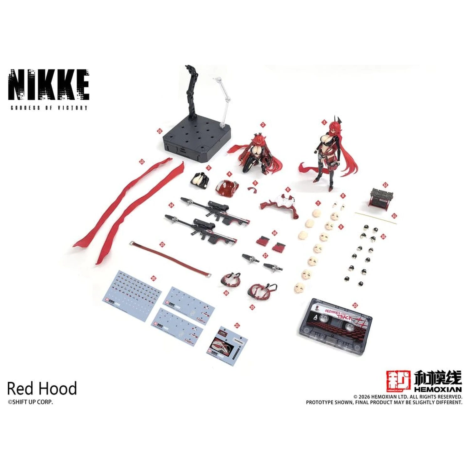 Goddess of Victory: Nikke Plastic Model Kit 1/12 Red Hood 18 cm produktová fotografia