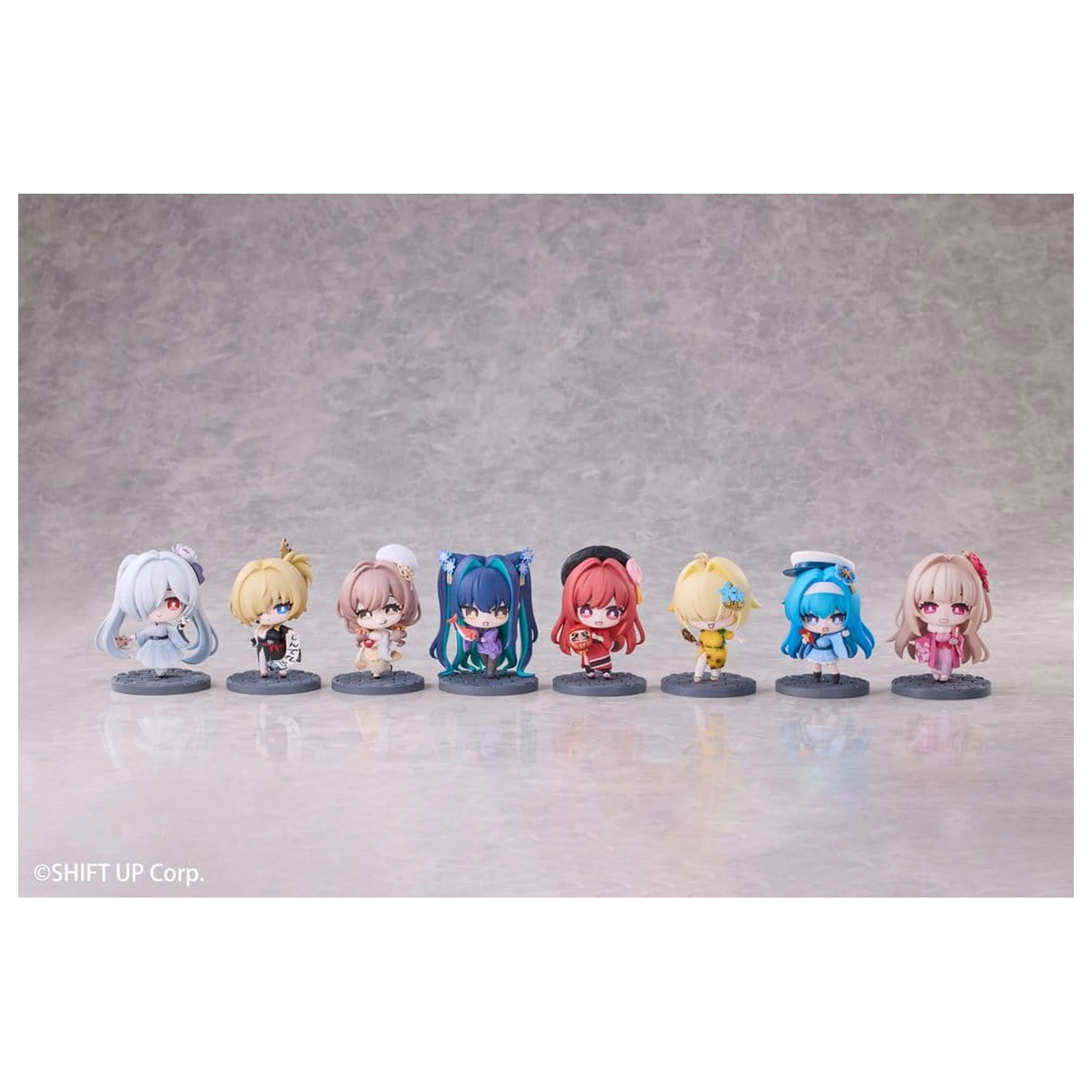 Goddess of Victory: Nikke novoročný špeciál mini figúrky 8-balenie SD figúrka 8 cm produktová fotografia